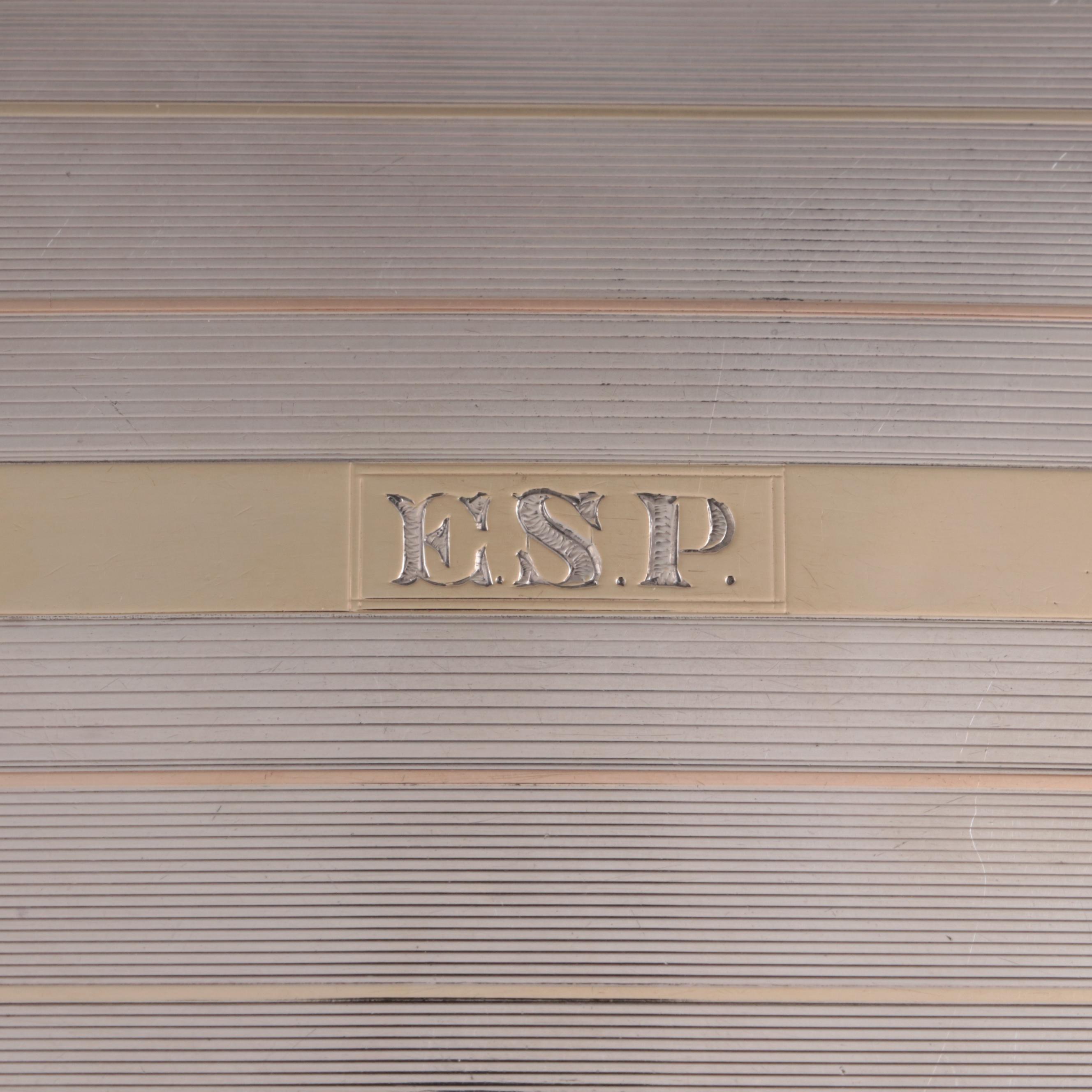 James E. Blake Co. 14K Gold and Sterling with Other Sterling Cigarette Cases