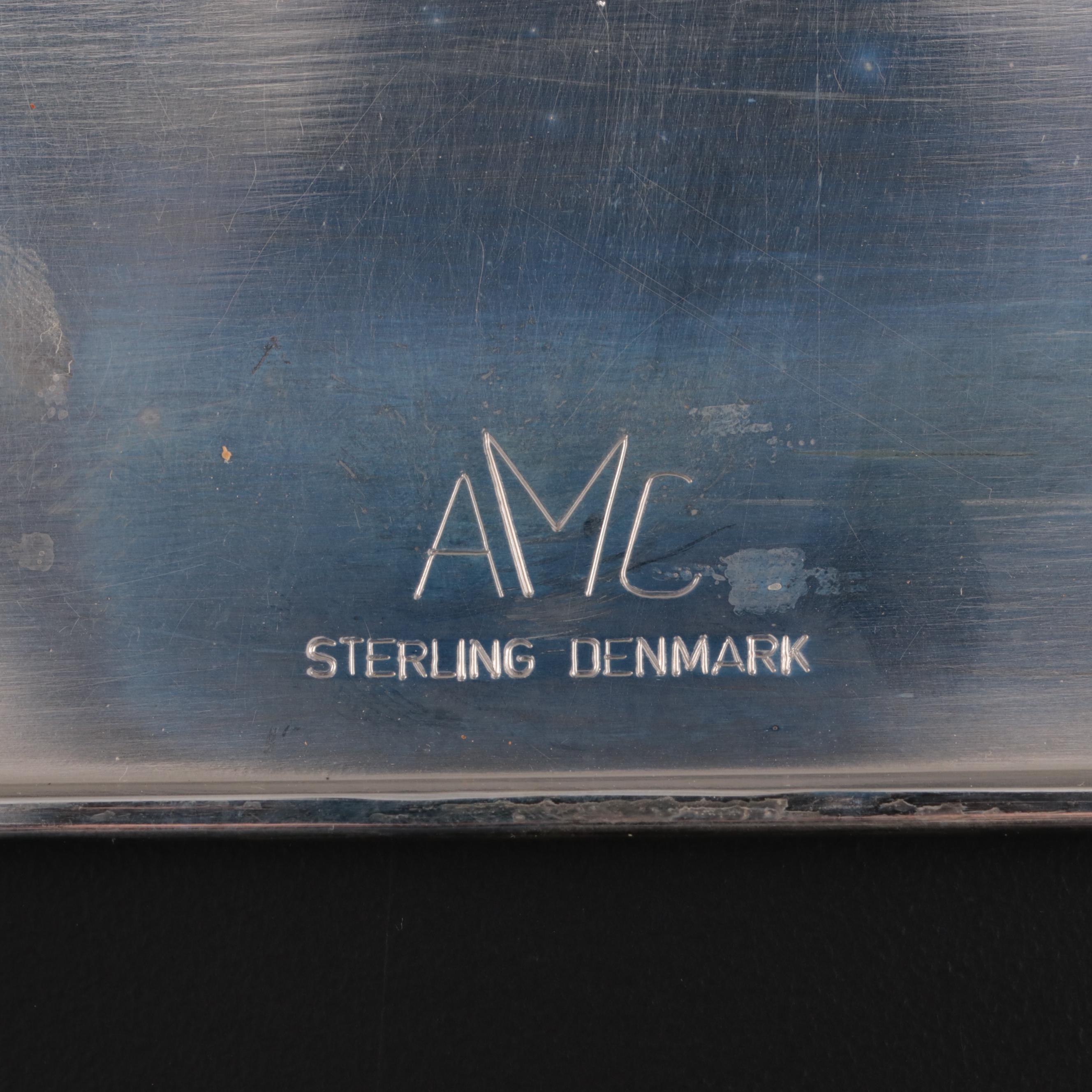 James E. Blake Co. 14K Gold and Sterling with Other Sterling Cigarette Cases