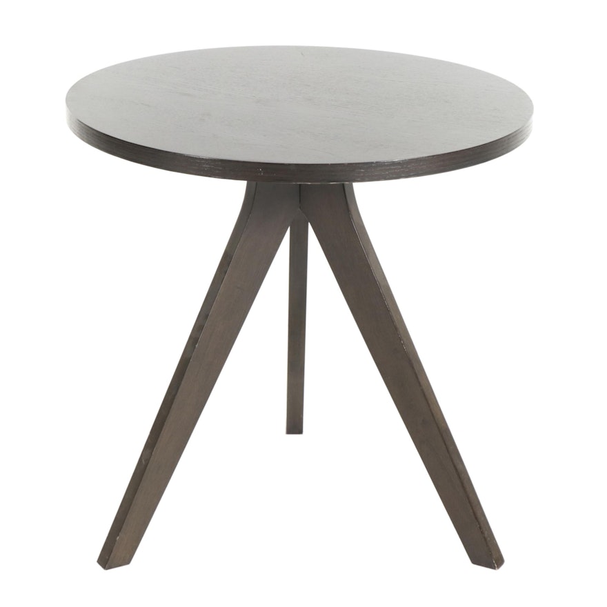 West Elm Black Tripod Side Table