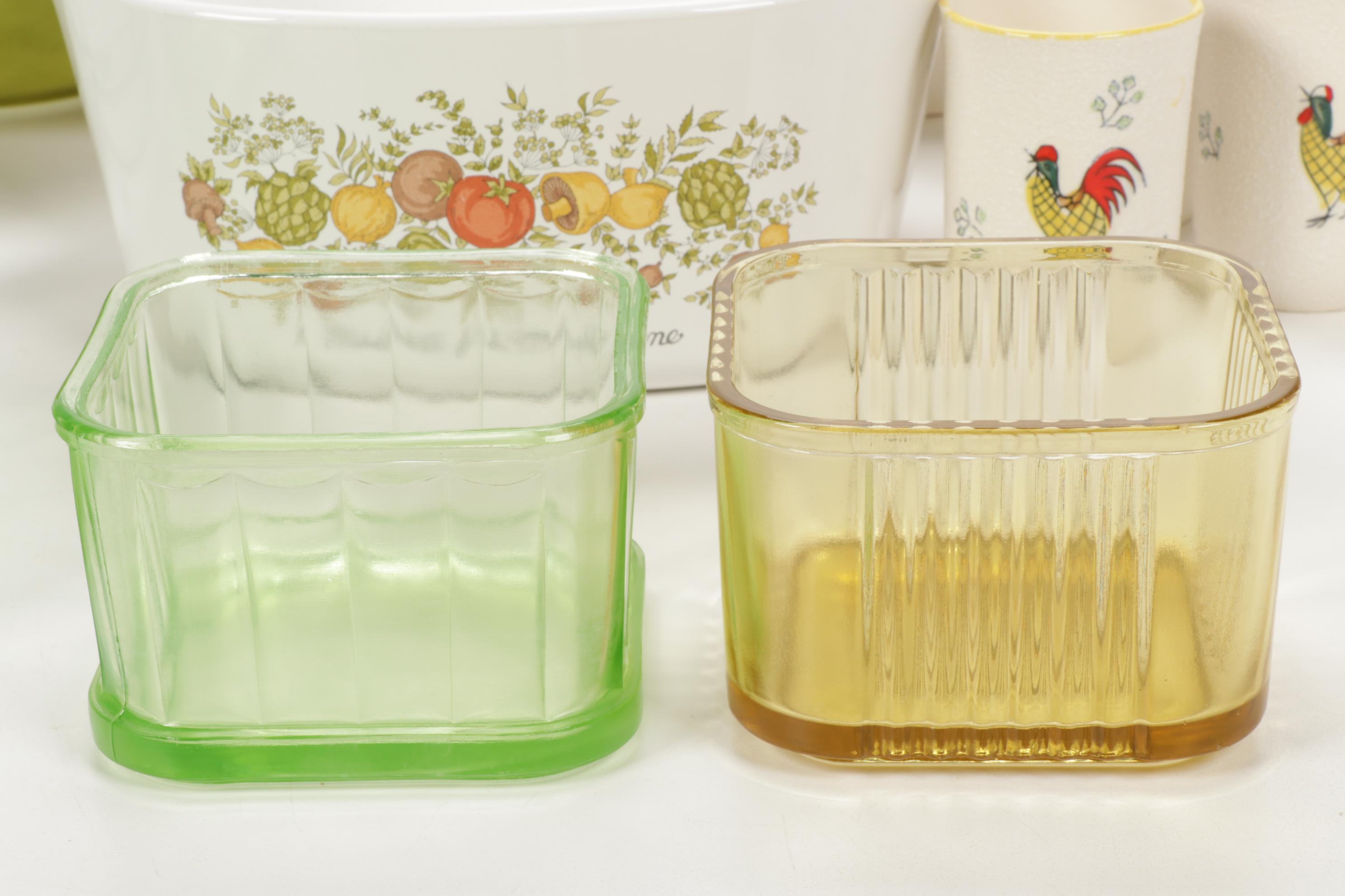 Pyrex Mixing Avocado Handled Bowl, Refrigerator Dishes and Other Kitchenware
