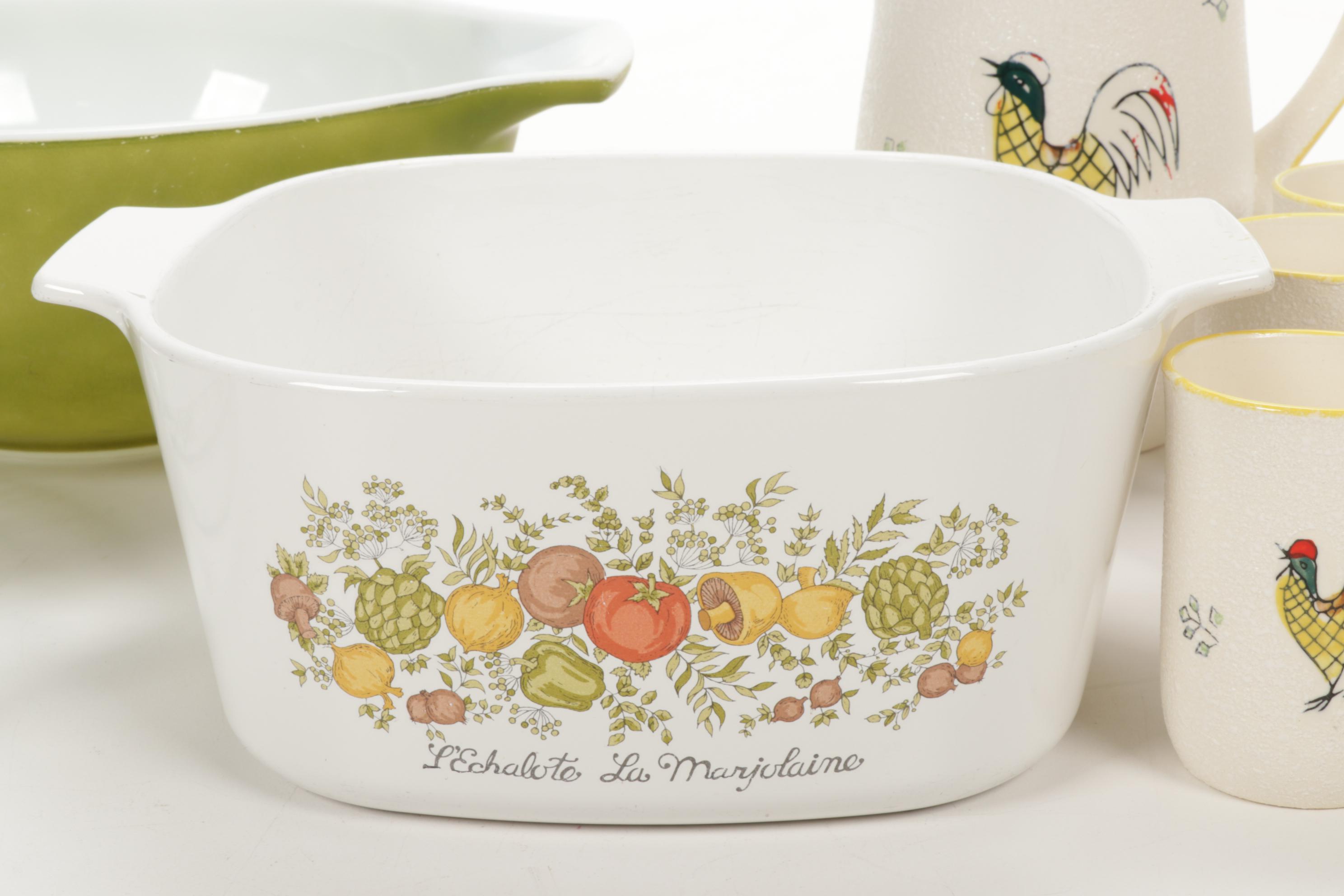 Pyrex Mixing Avocado Handled Bowl, Refrigerator Dishes and Other Kitchenware