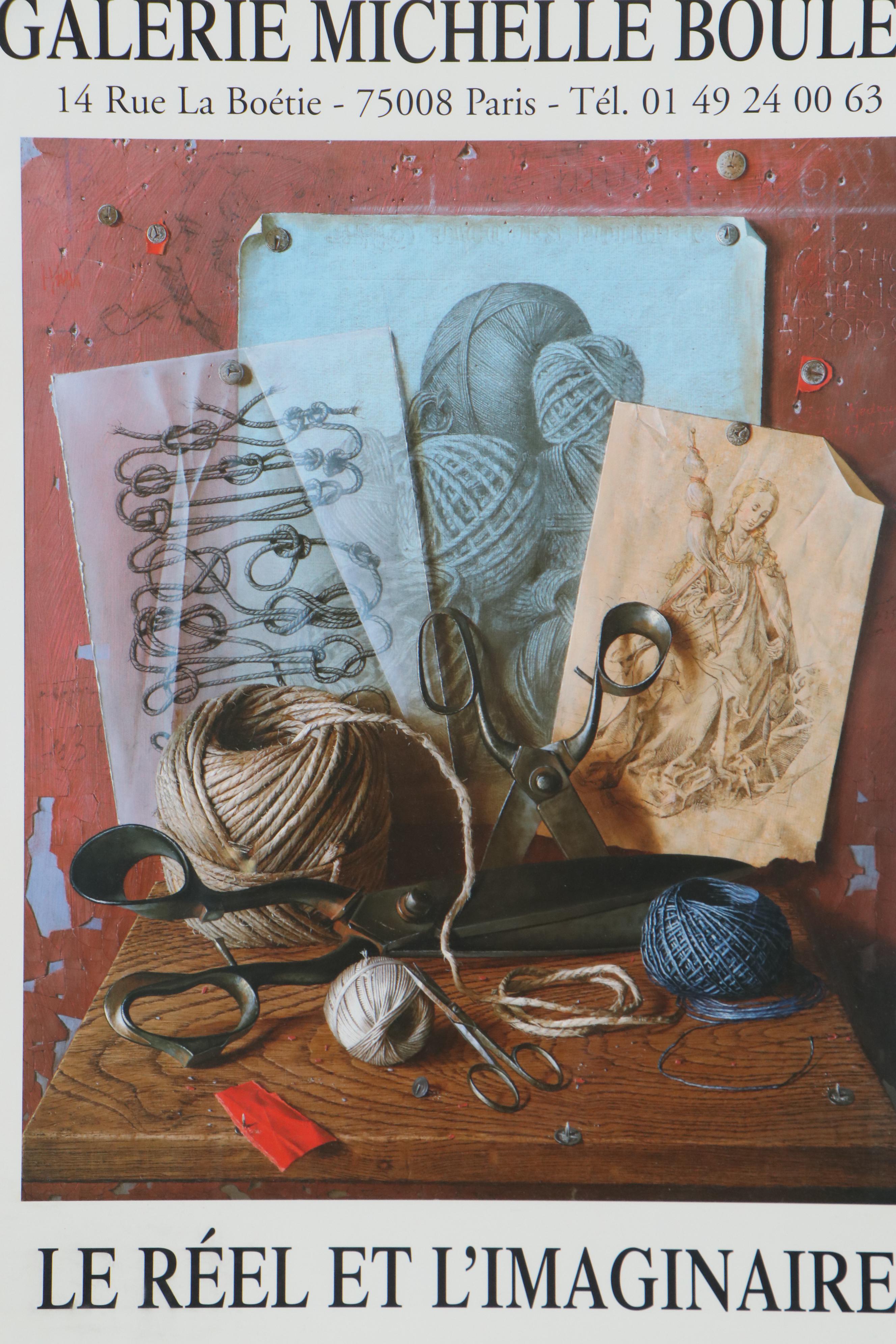 Galerie Michelle Boulet "Le Réel et L'Imaginaire" Exhibition Poster