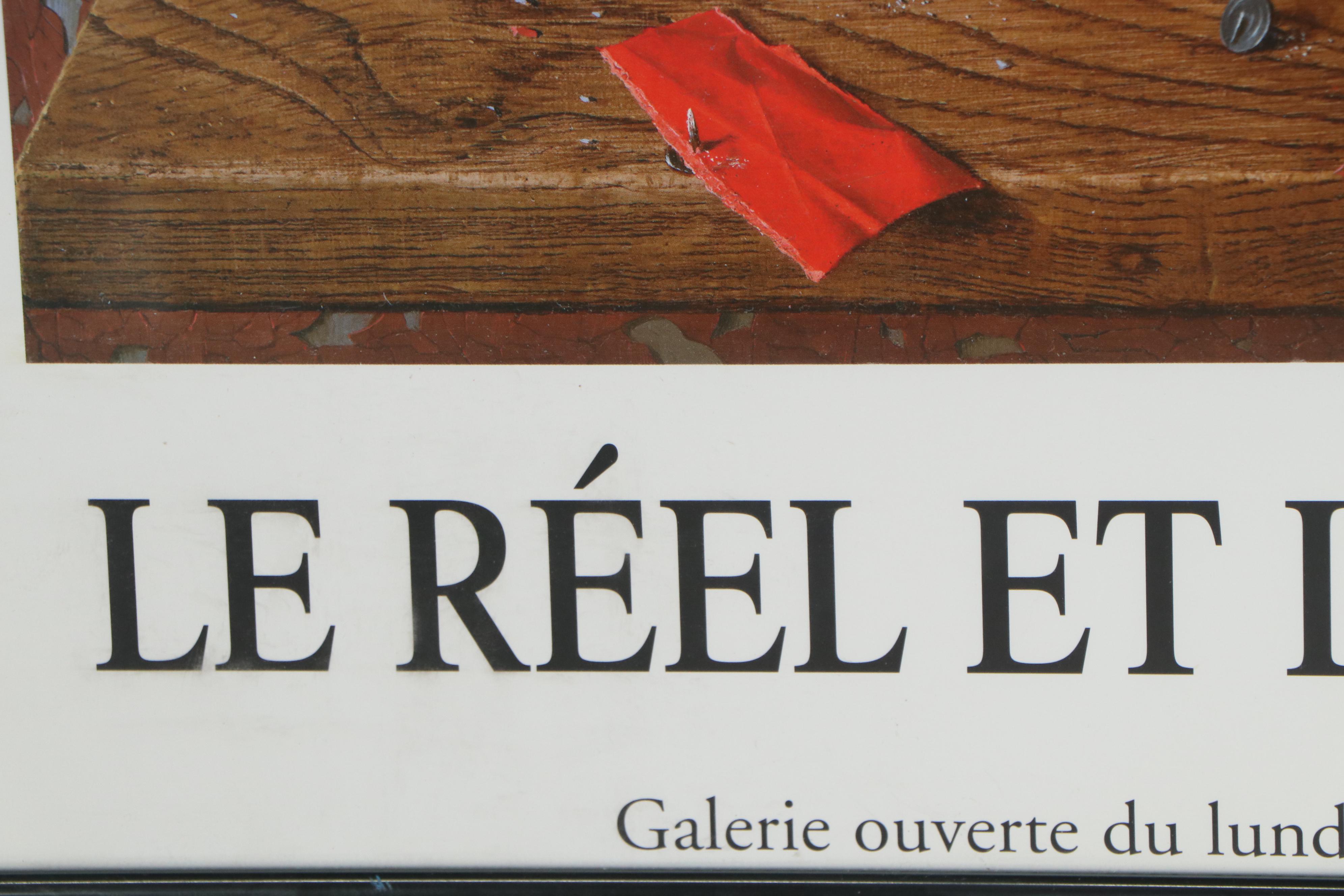 Galerie Michelle Boulet "Le Réel et L'Imaginaire" Exhibition Poster