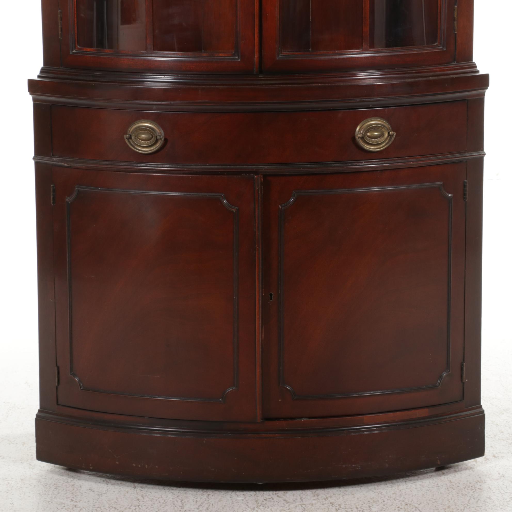 Drexel "New Travis Court Collection" Cherry Corner Cabinet, 1950s