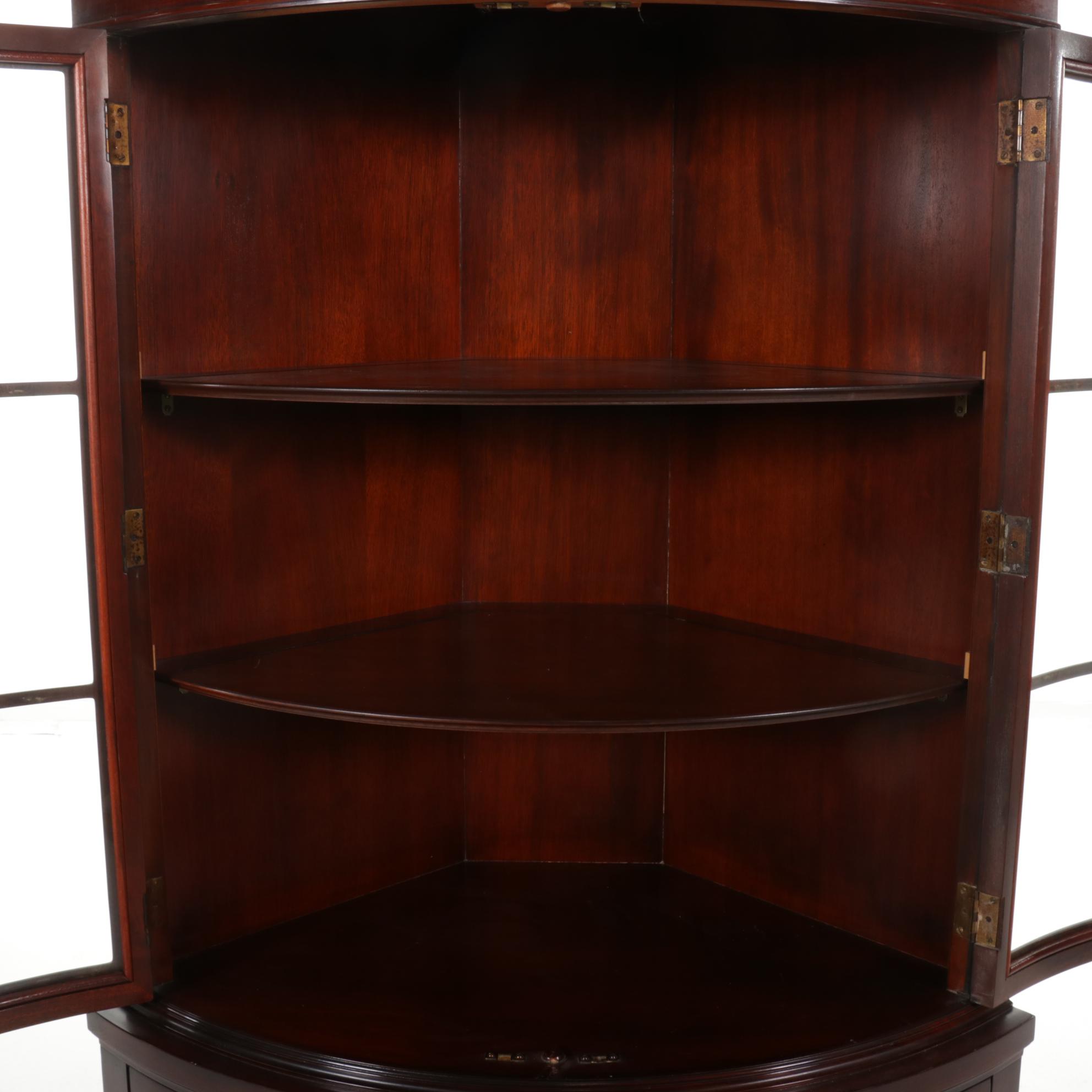 Drexel "New Travis Court Collection" Cherry Corner Cabinet, 1950s