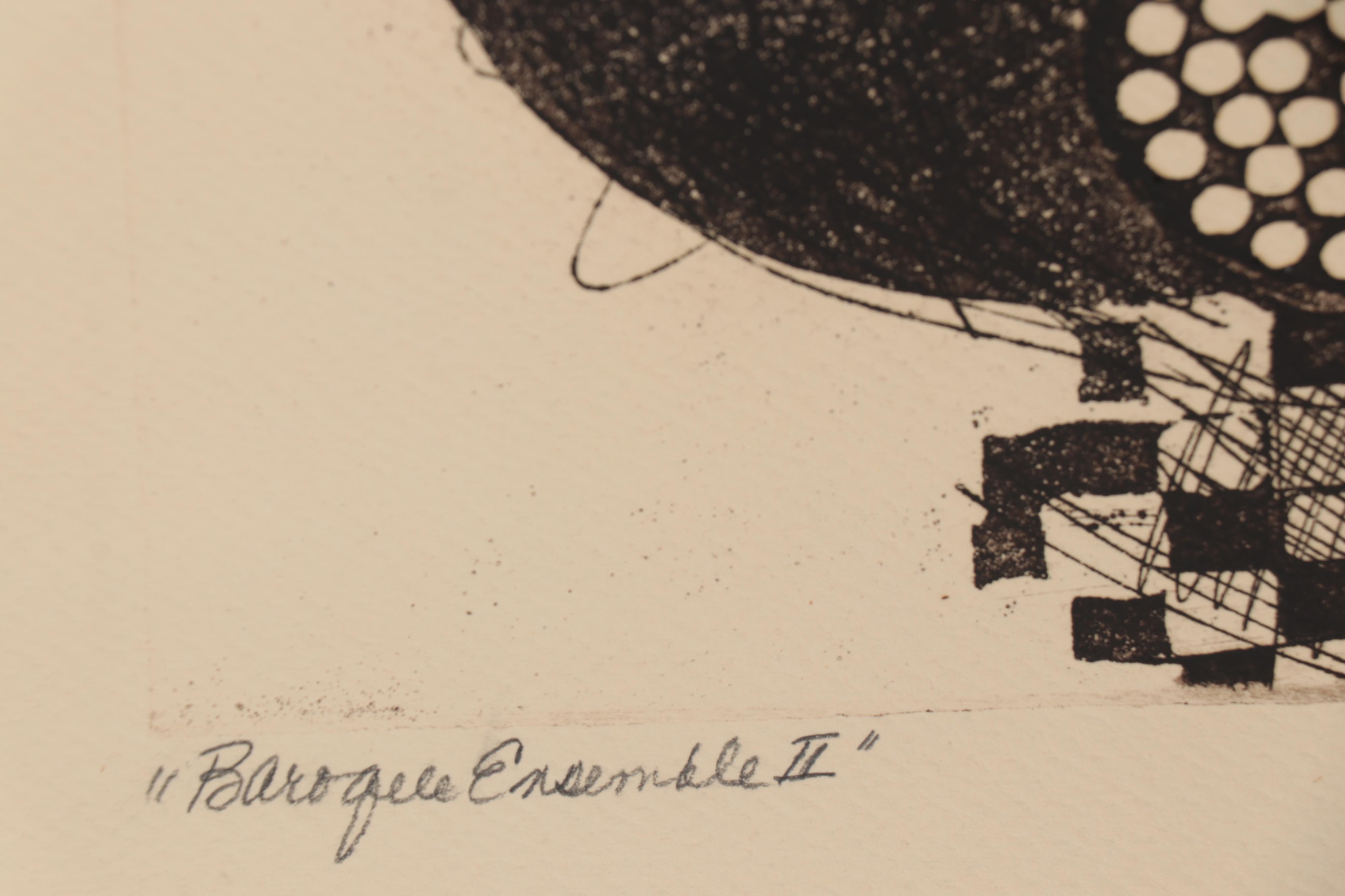 Sheila Bonser Relief Collagraphs, circa 1980