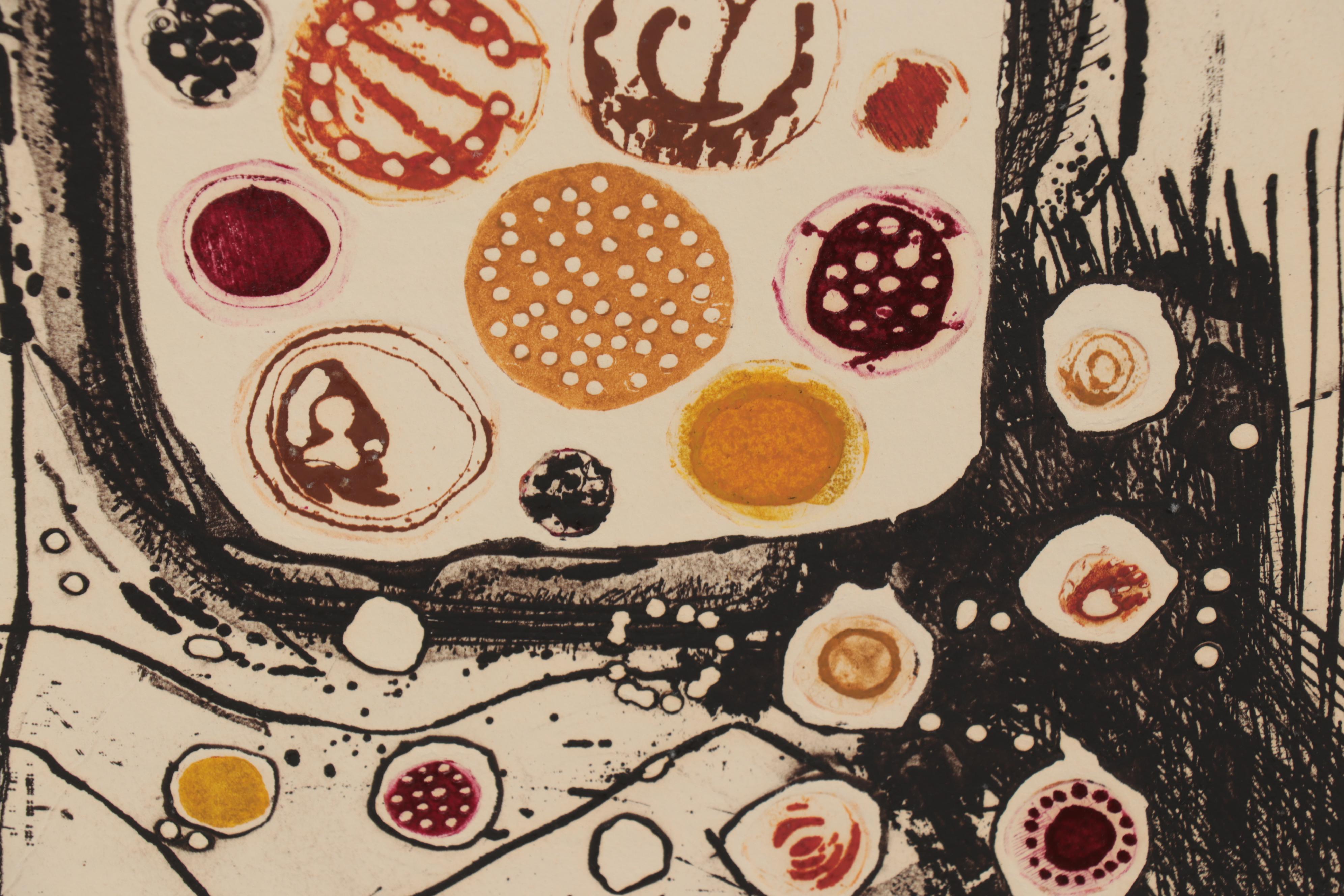 Sheila Bonser Relief Collagraphs, circa 1980