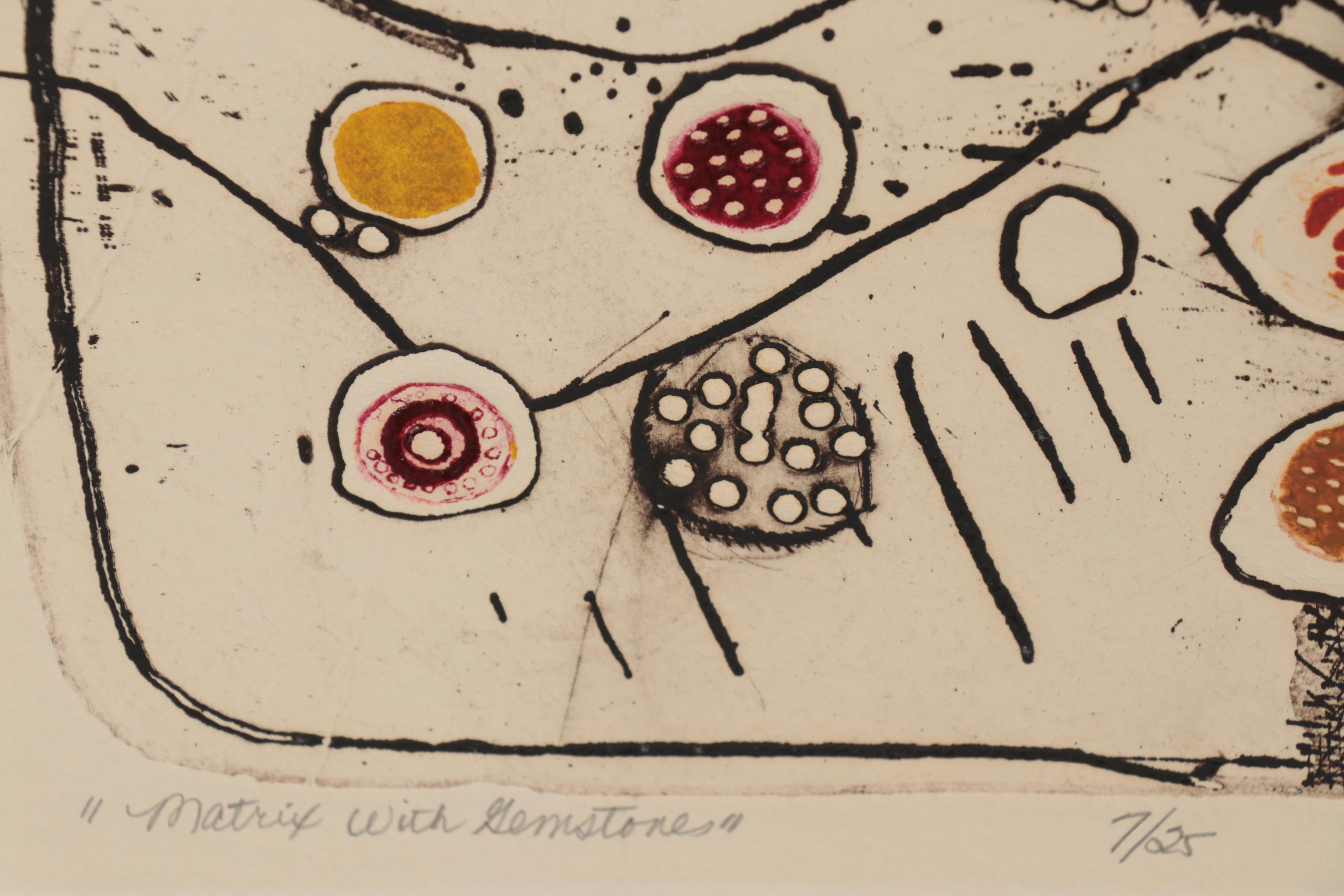 Sheila Bonser Relief Collagraphs, circa 1980