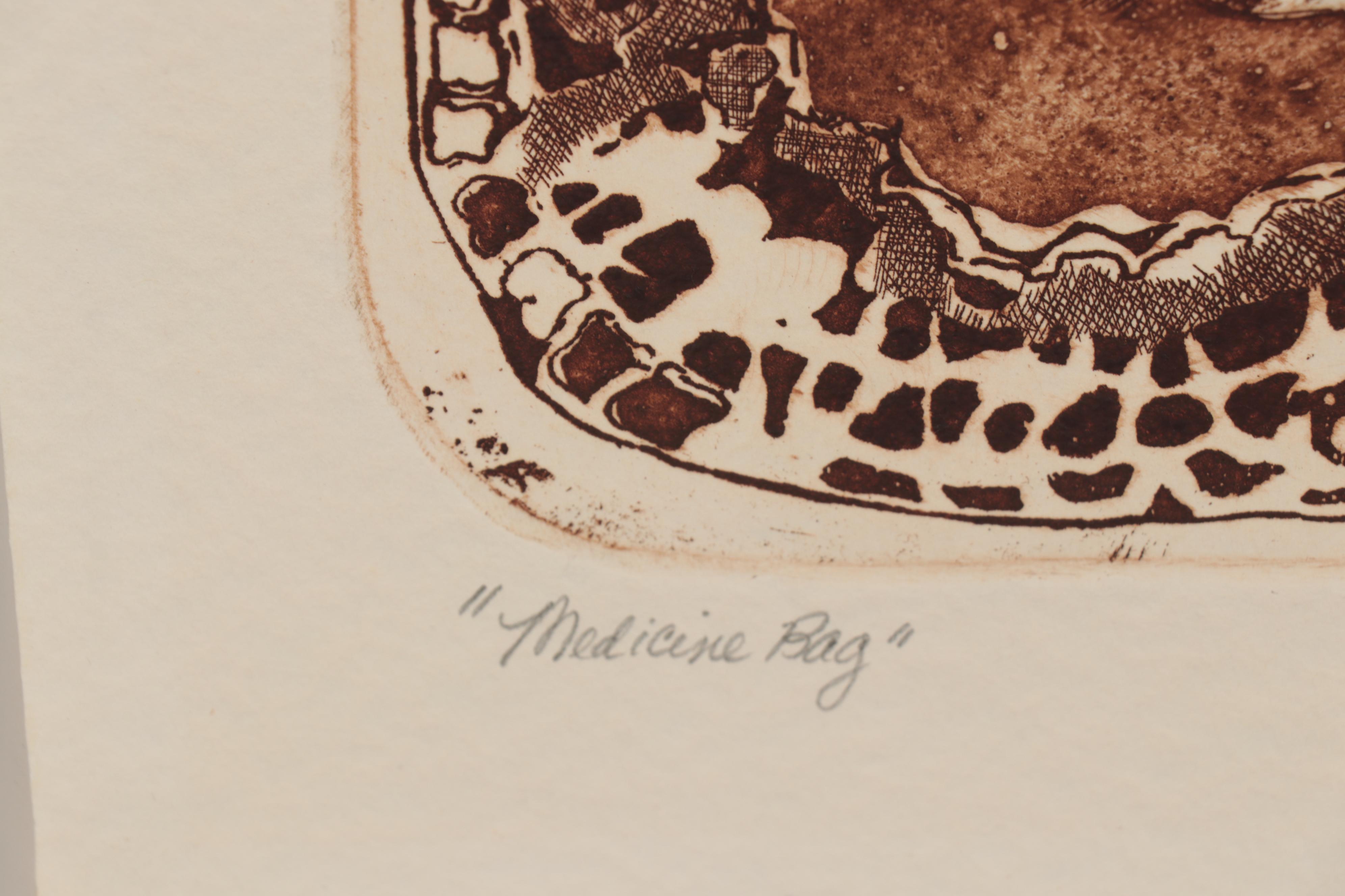 Sheila Bonser Relief Collagraphs, circa 1980