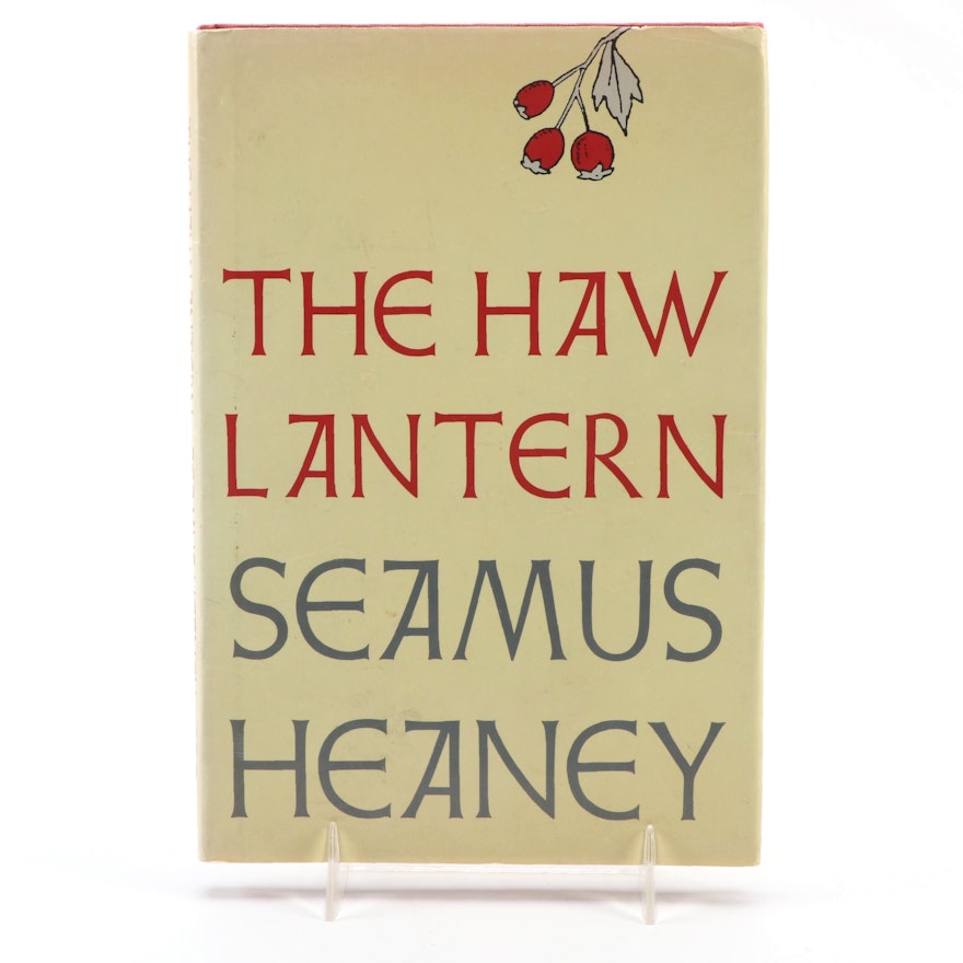 Signed First American Edition "The Haw Lantern" by Seamus Heaney, 1987