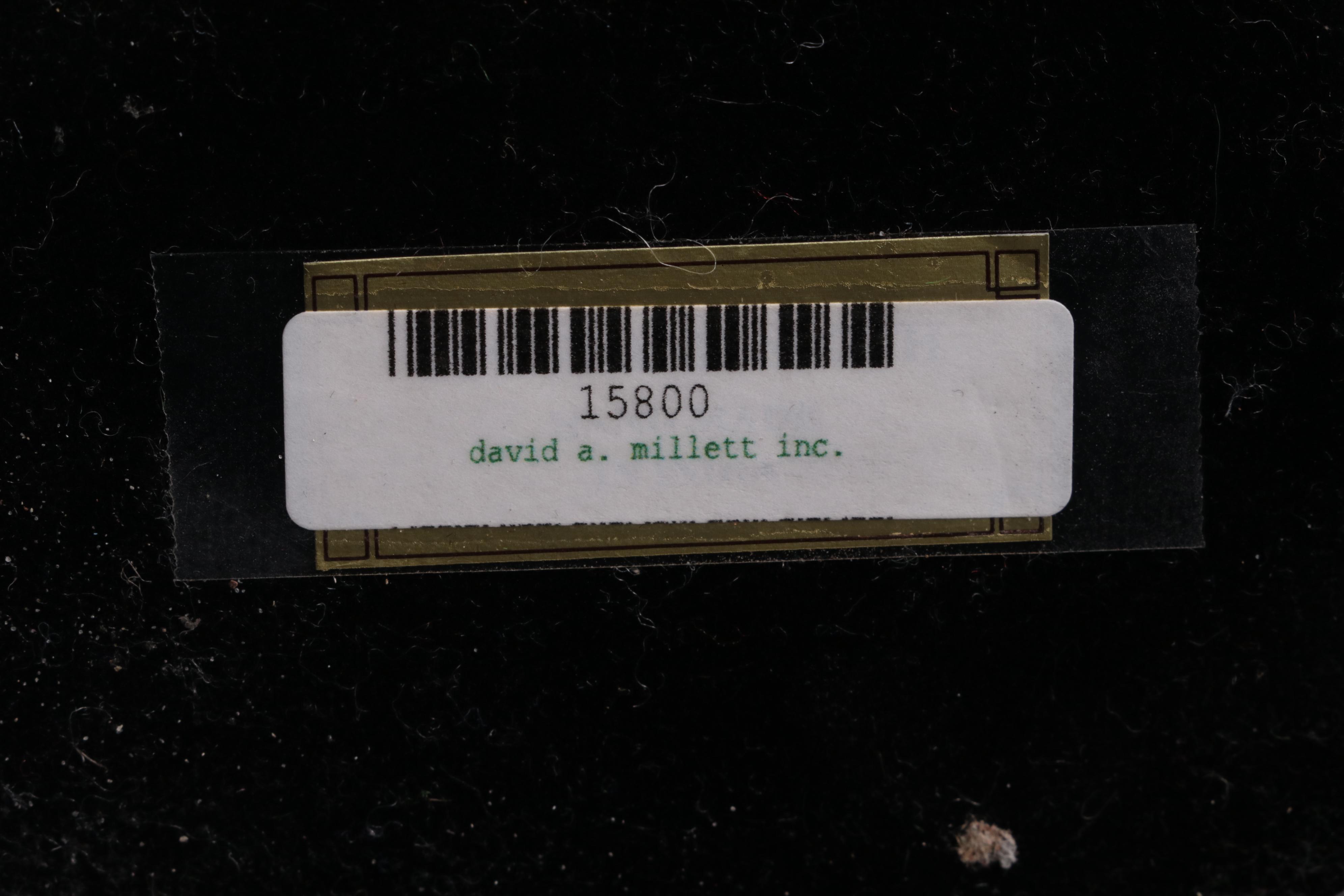 David A. Millet Inc. Retailed Modernist Cast Aluminium Vases