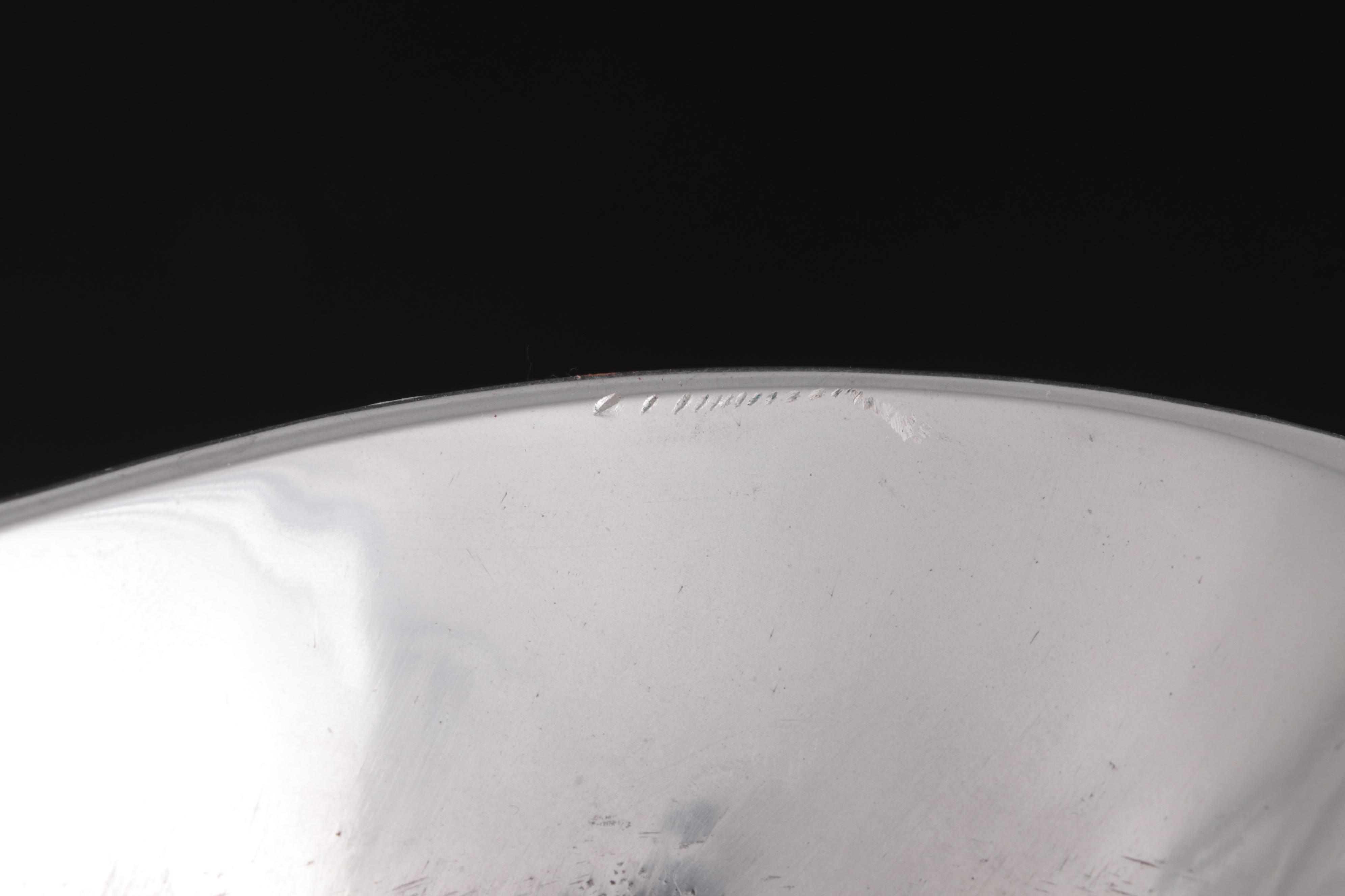 David A. Millet Inc. Retailed Modernist Cast Aluminium Vases