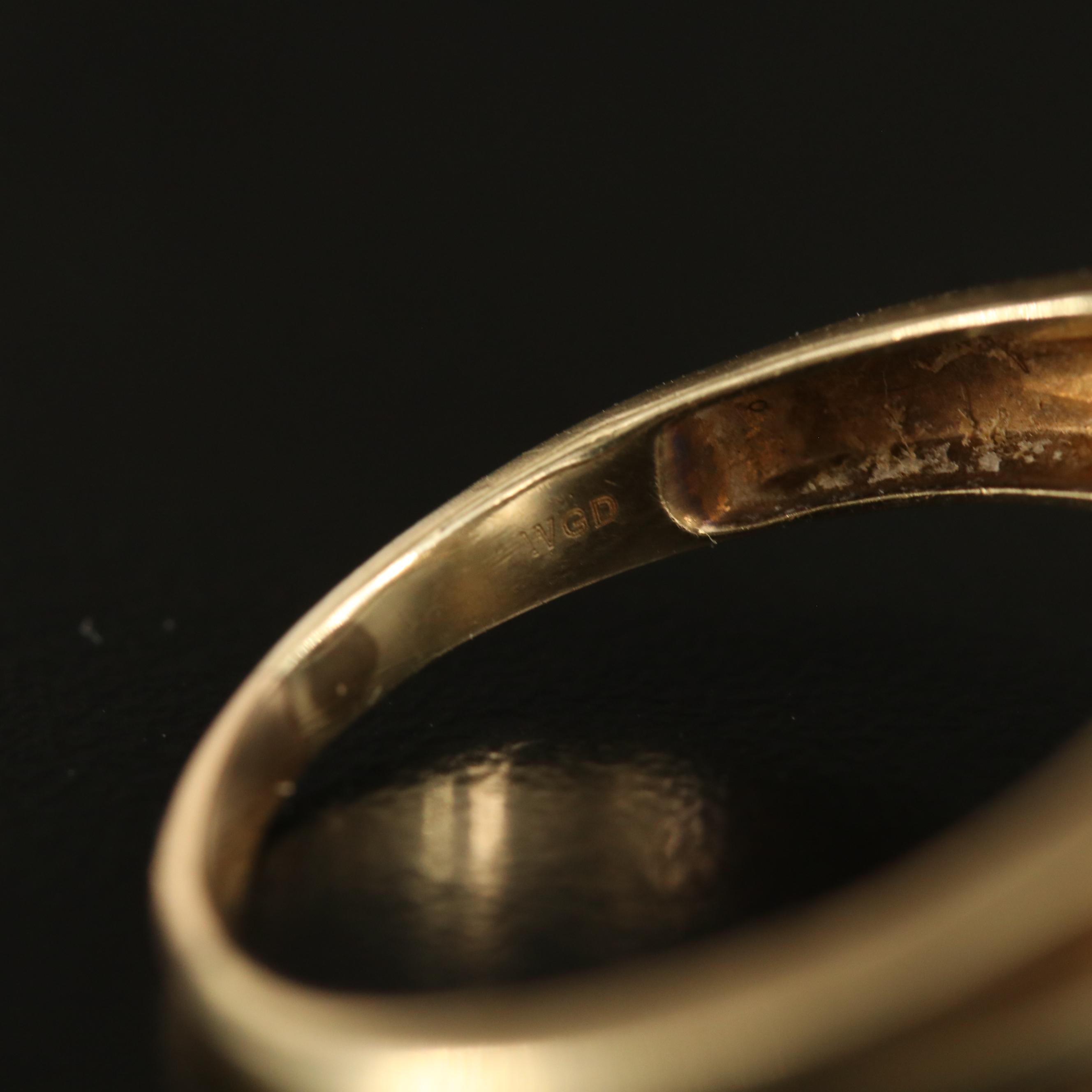 10K Diamond Cluster Ring