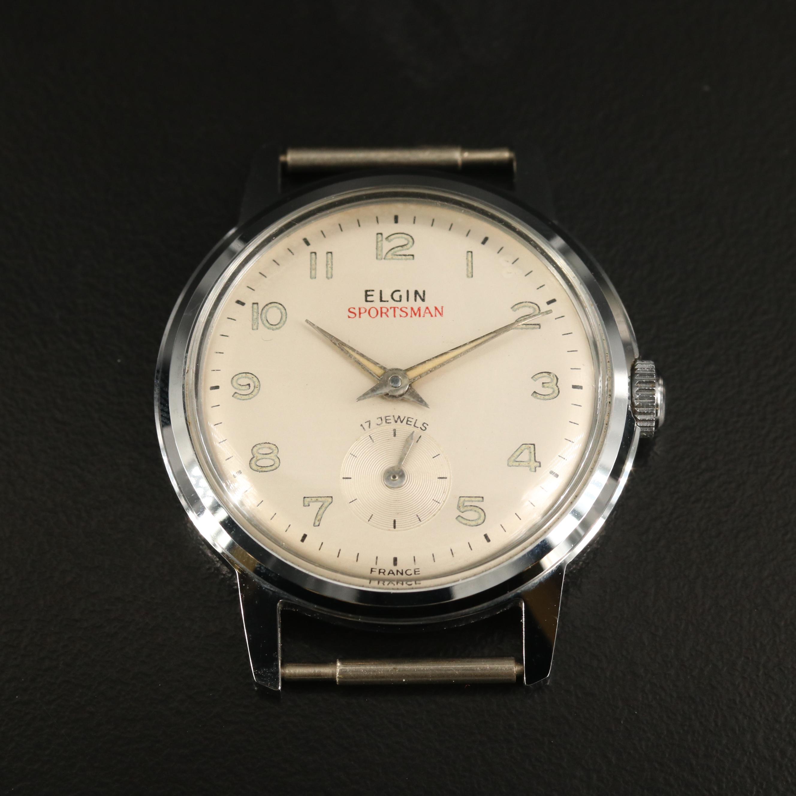 Vintage Elgin Sportsman Stem Wind Watch