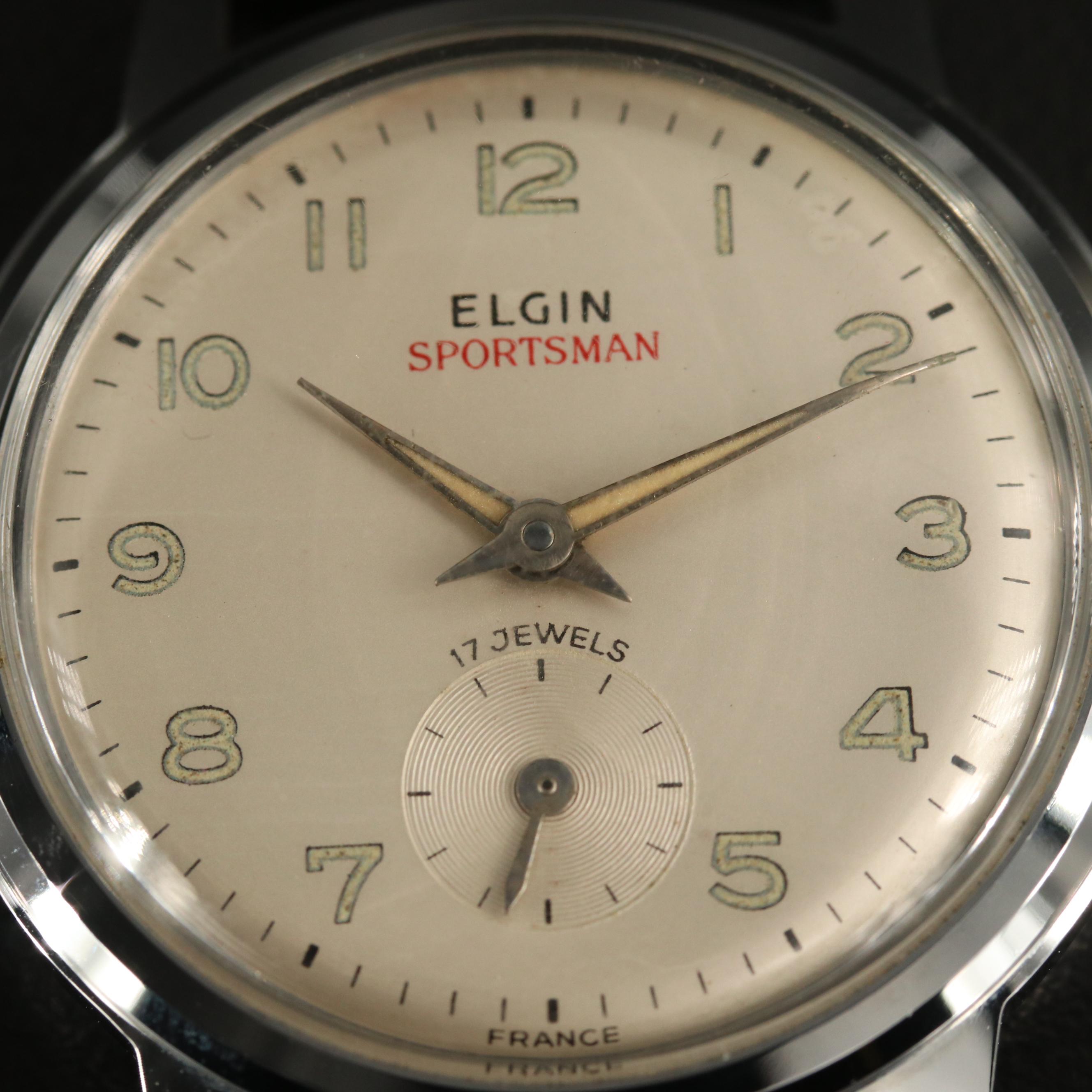 Vintage Elgin Sportsman Stem Wind Watch