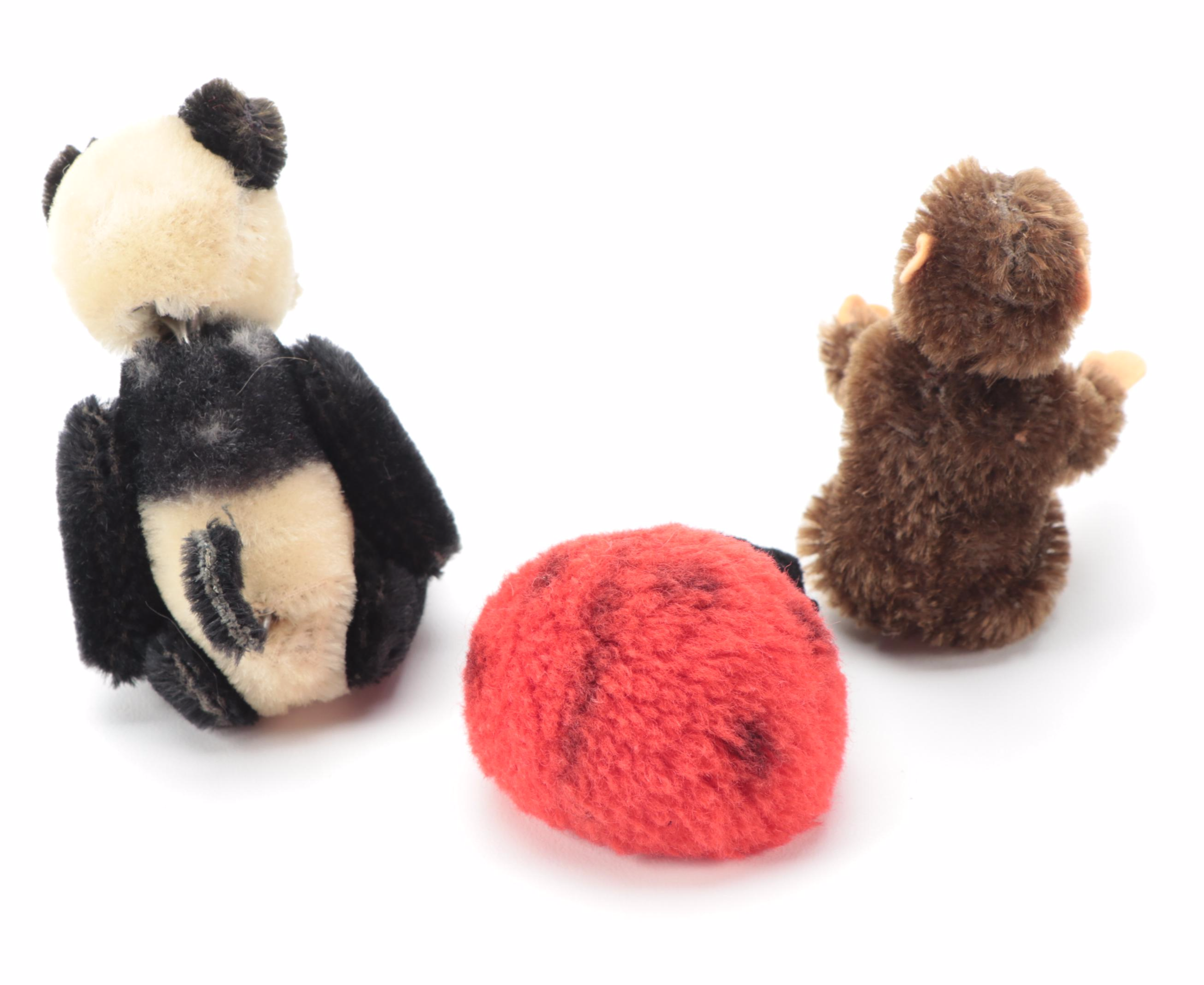 Steiff Stuffed Wild Animals Including Elephant, Lion, Zebra and More