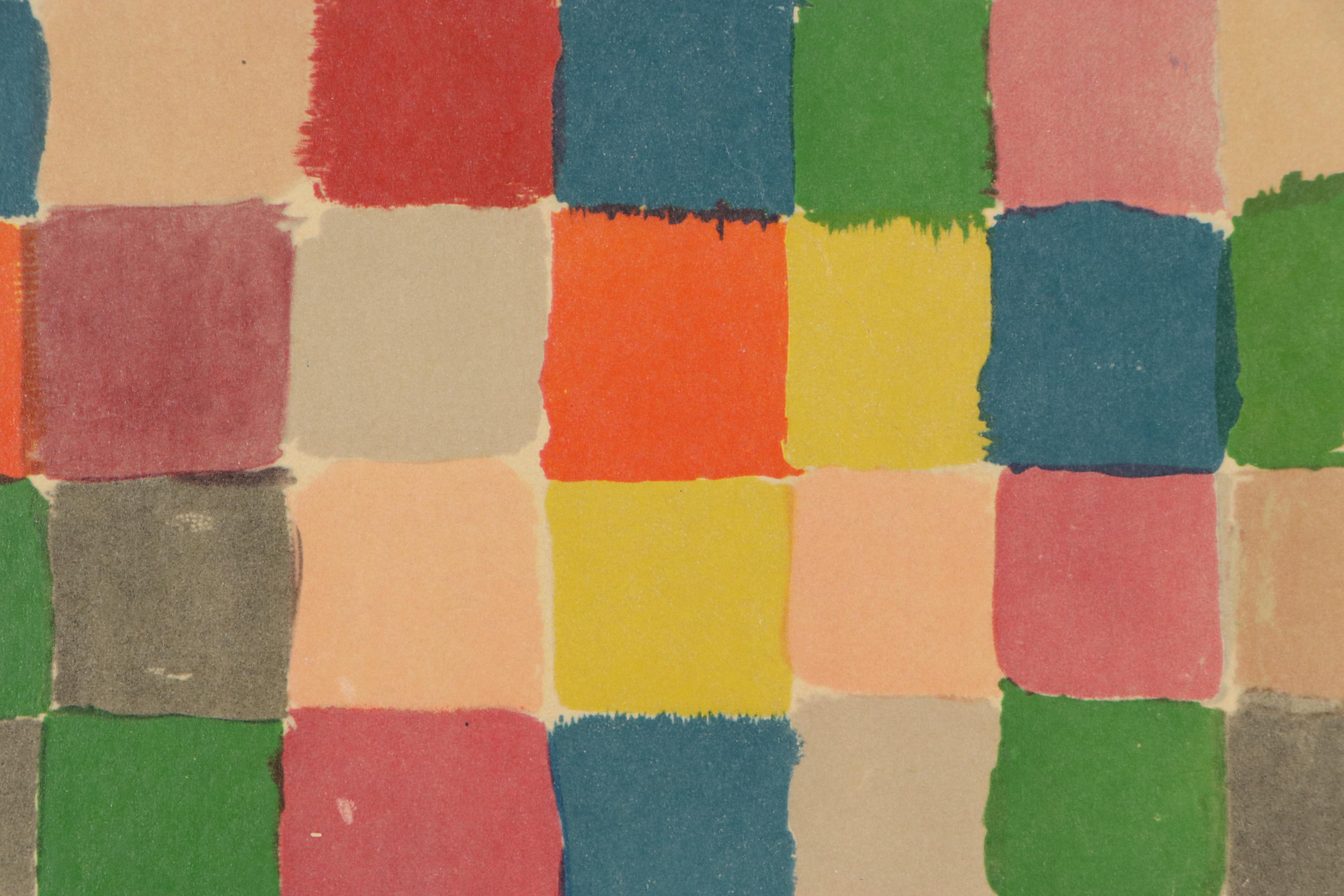 Photolithograph after Paul Klee Exhibition Poster