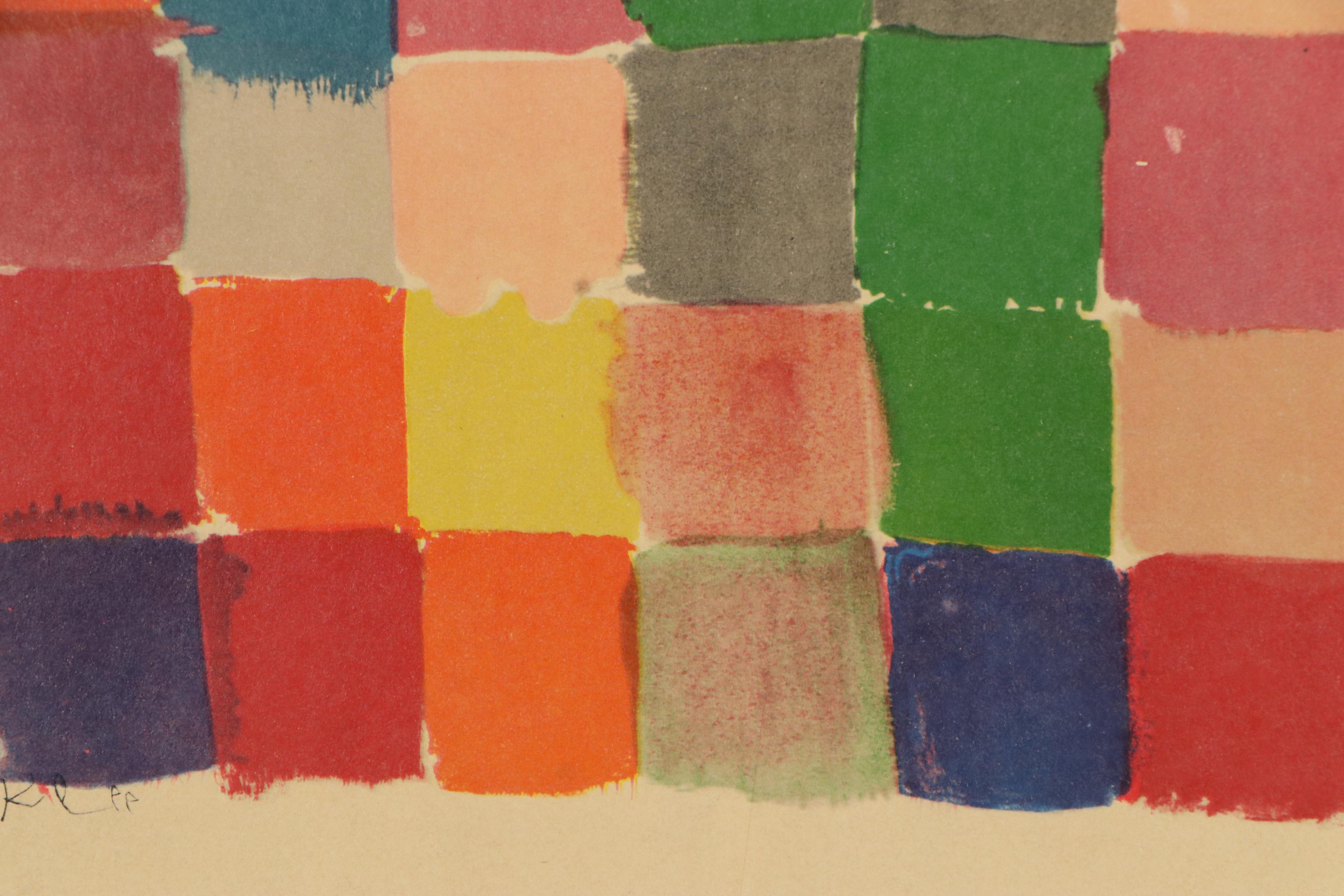 Photolithograph after Paul Klee Exhibition Poster