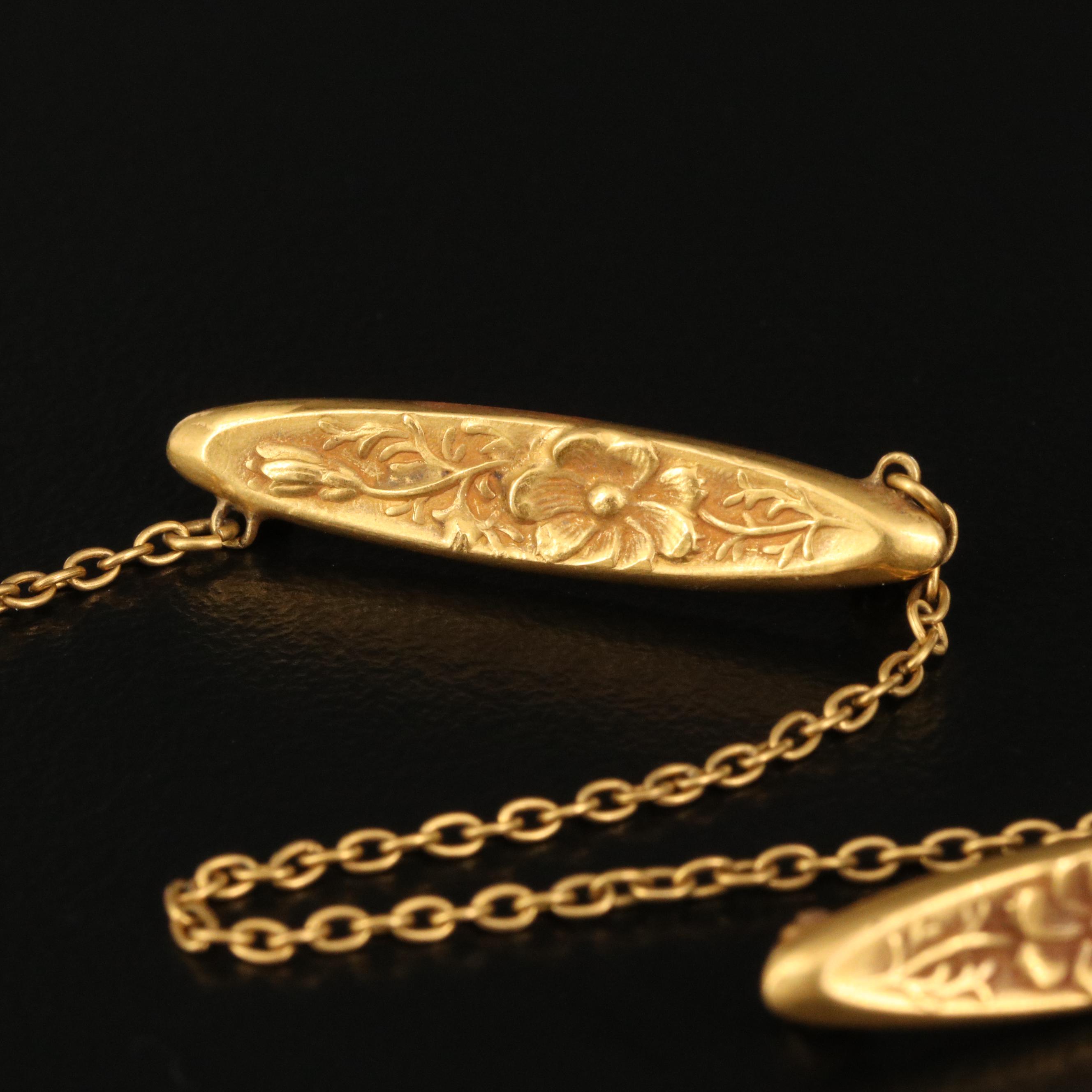 Antique Stern & Co. 14K Lingerie Pin Set