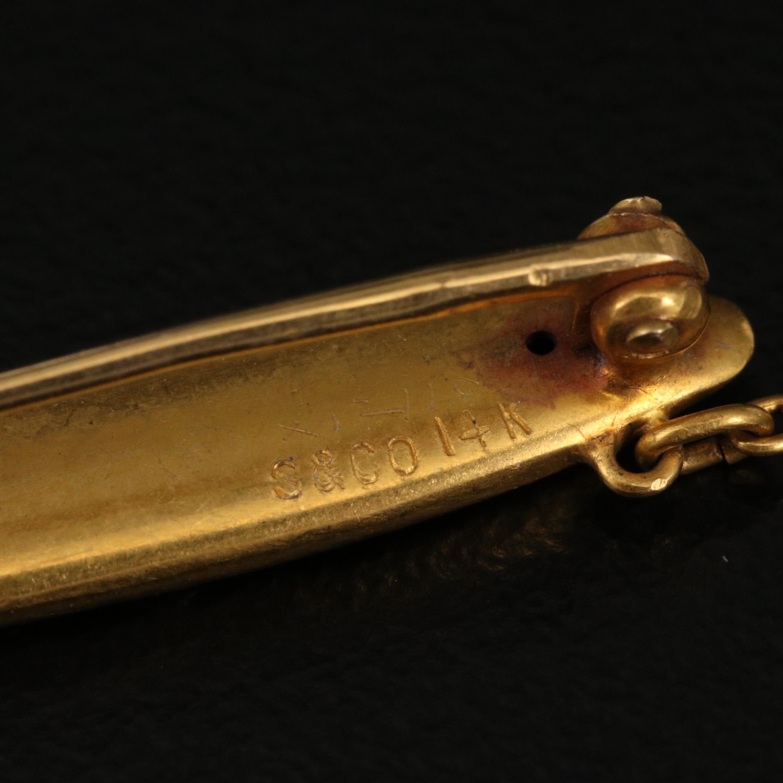 Antique Stern & Co. 14K Lingerie Pin Set