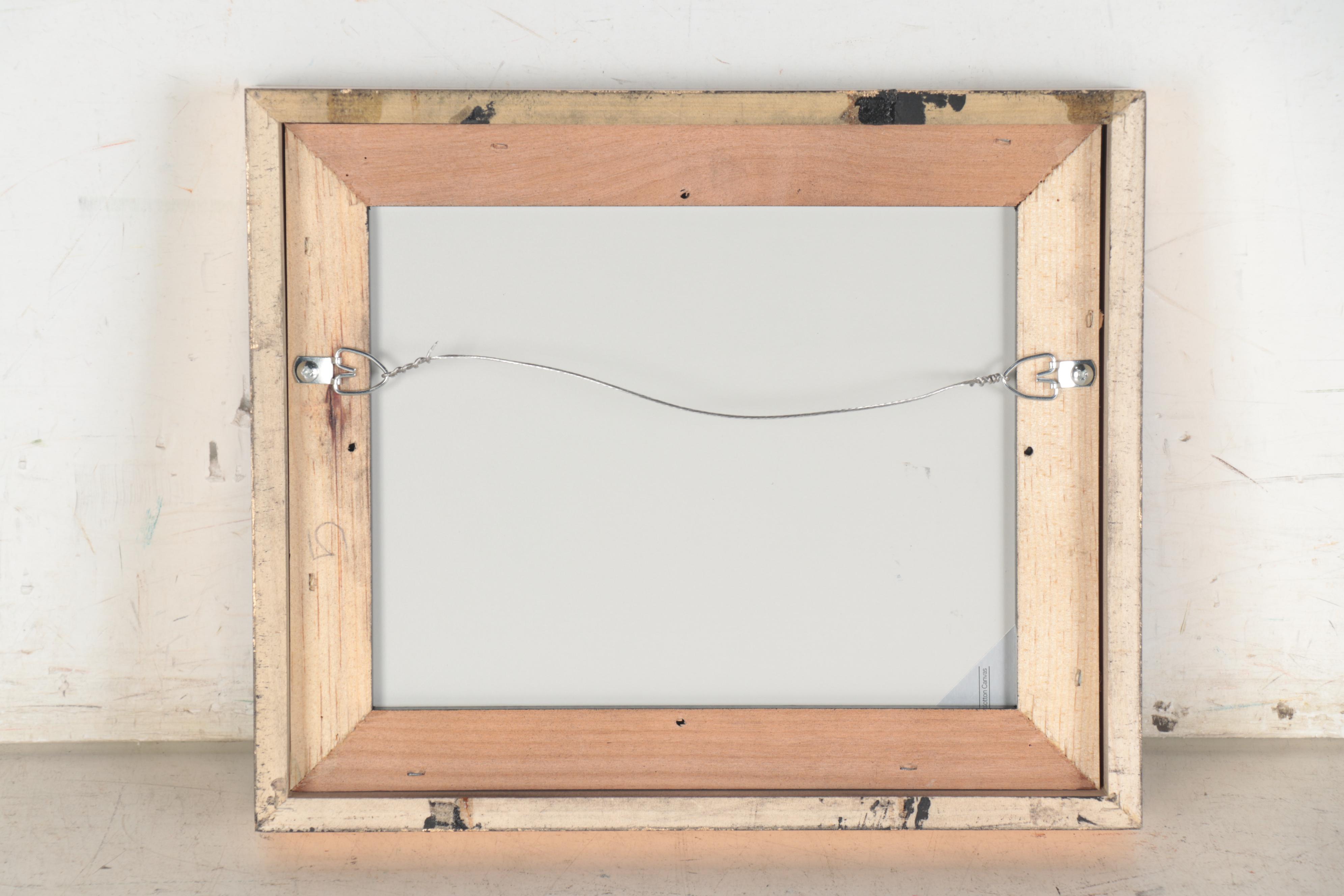 Y. Zeng Landscape Oil Painting of Ocean Sunset