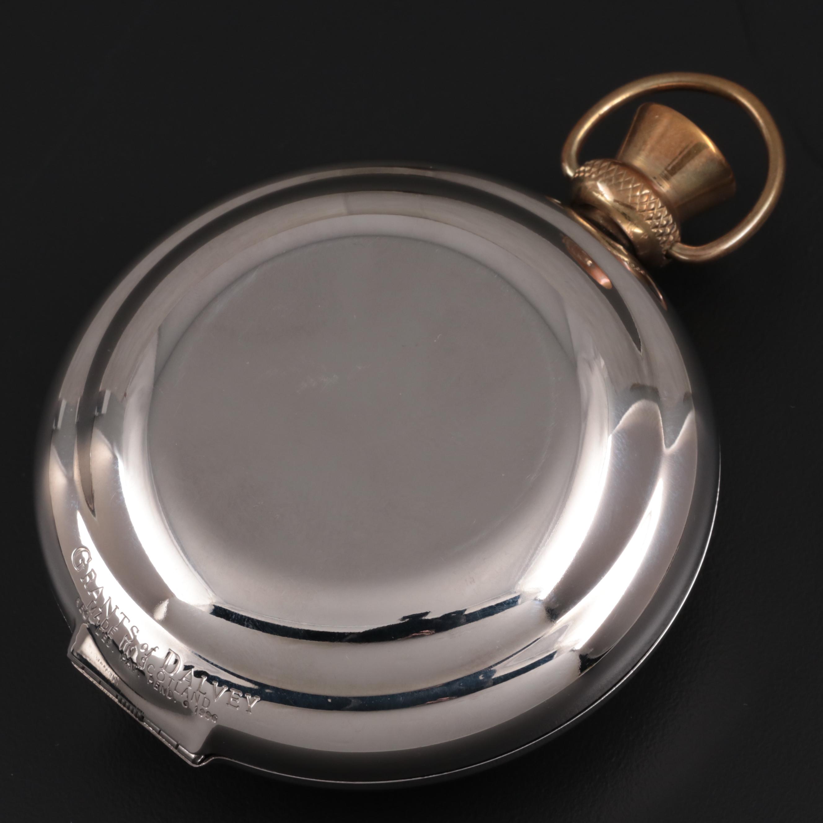 Grants of Dalvey "St. Elmo" Travel Alarm Clock, Late 20th Century