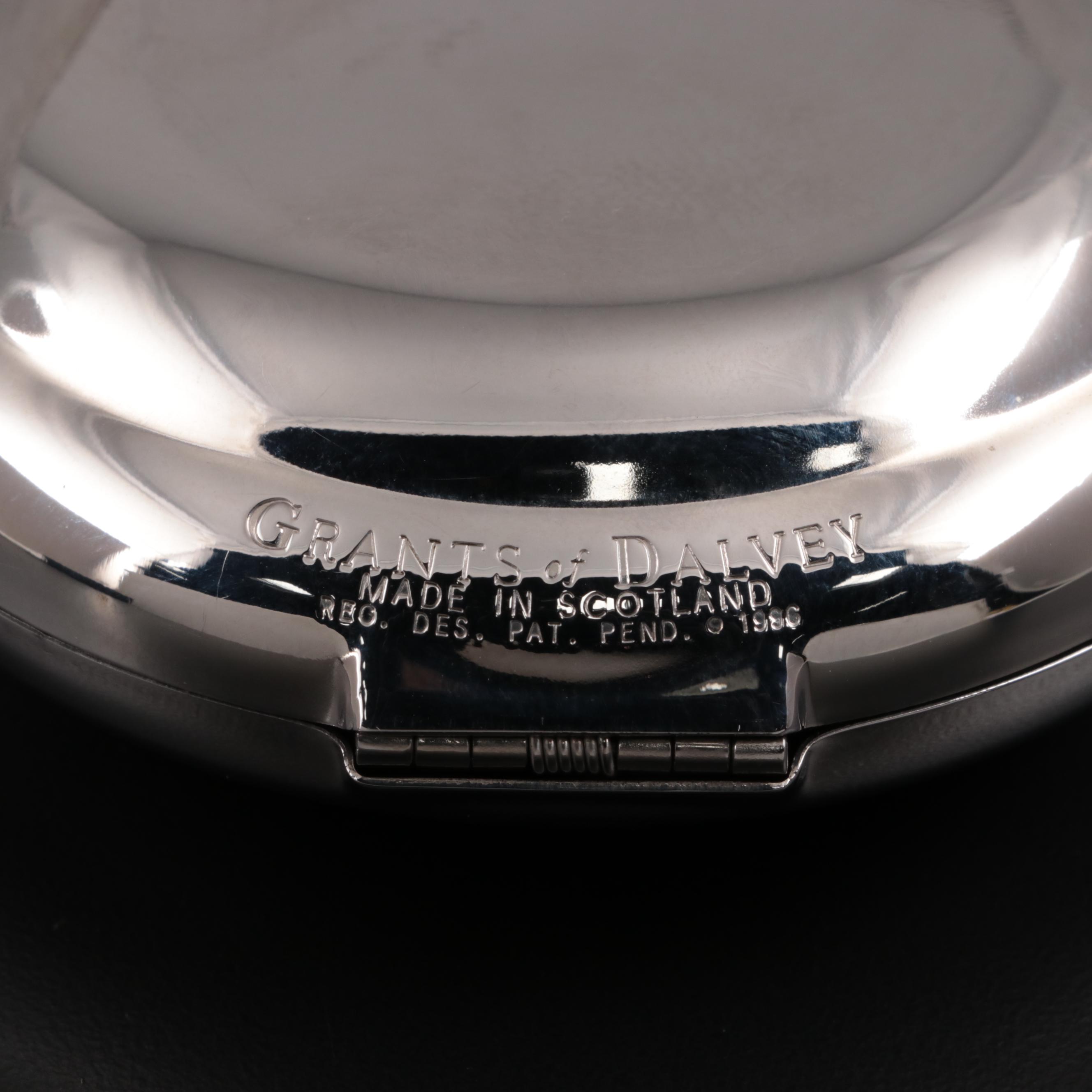 Grants of Dalvey "St. Elmo" Travel Alarm Clock, Late 20th Century