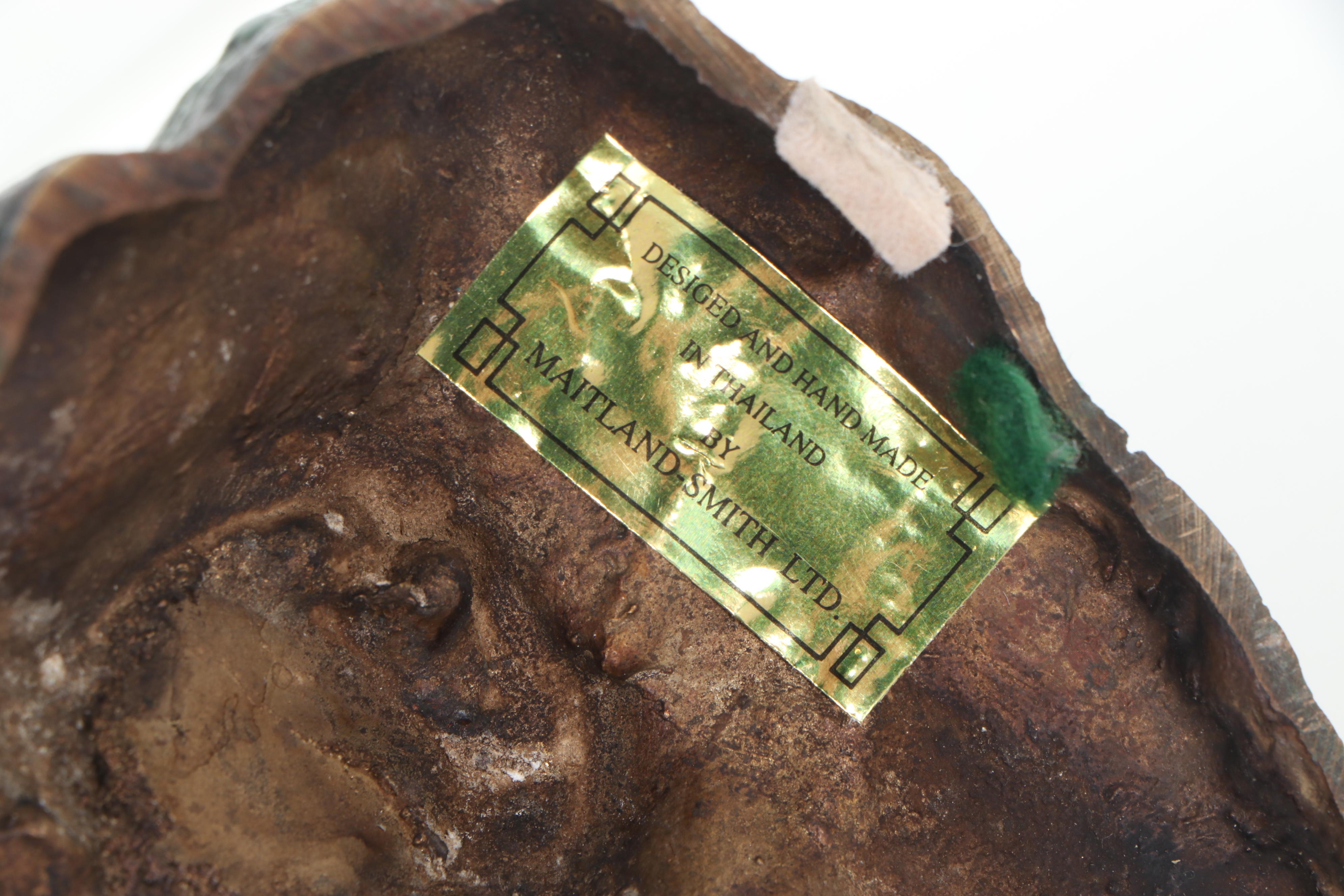 Maitland-Smith Bronze Sculpture of Classical Style Figure and Horse