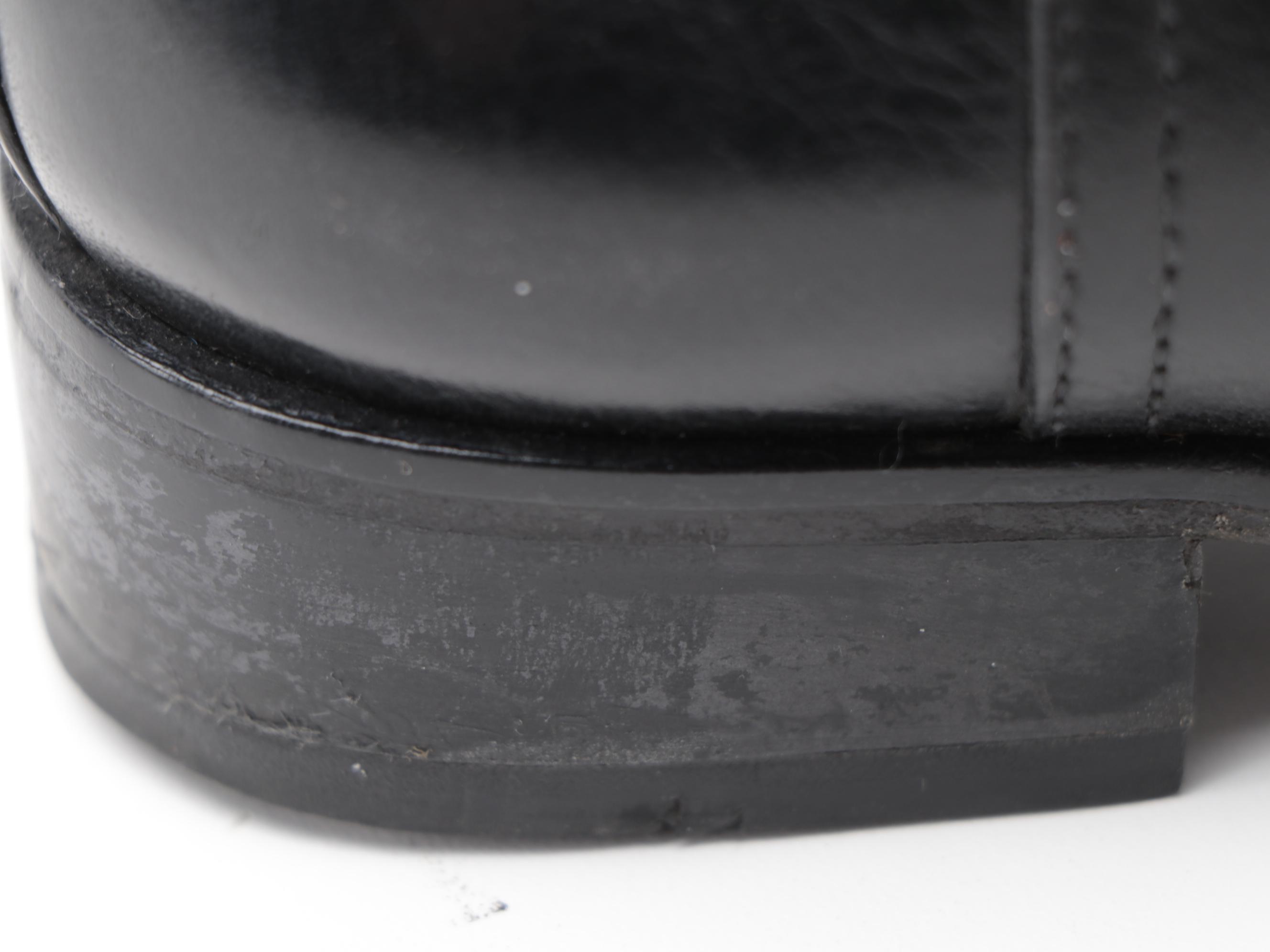 Tory Burch Eloise Black Leather Riding Boots