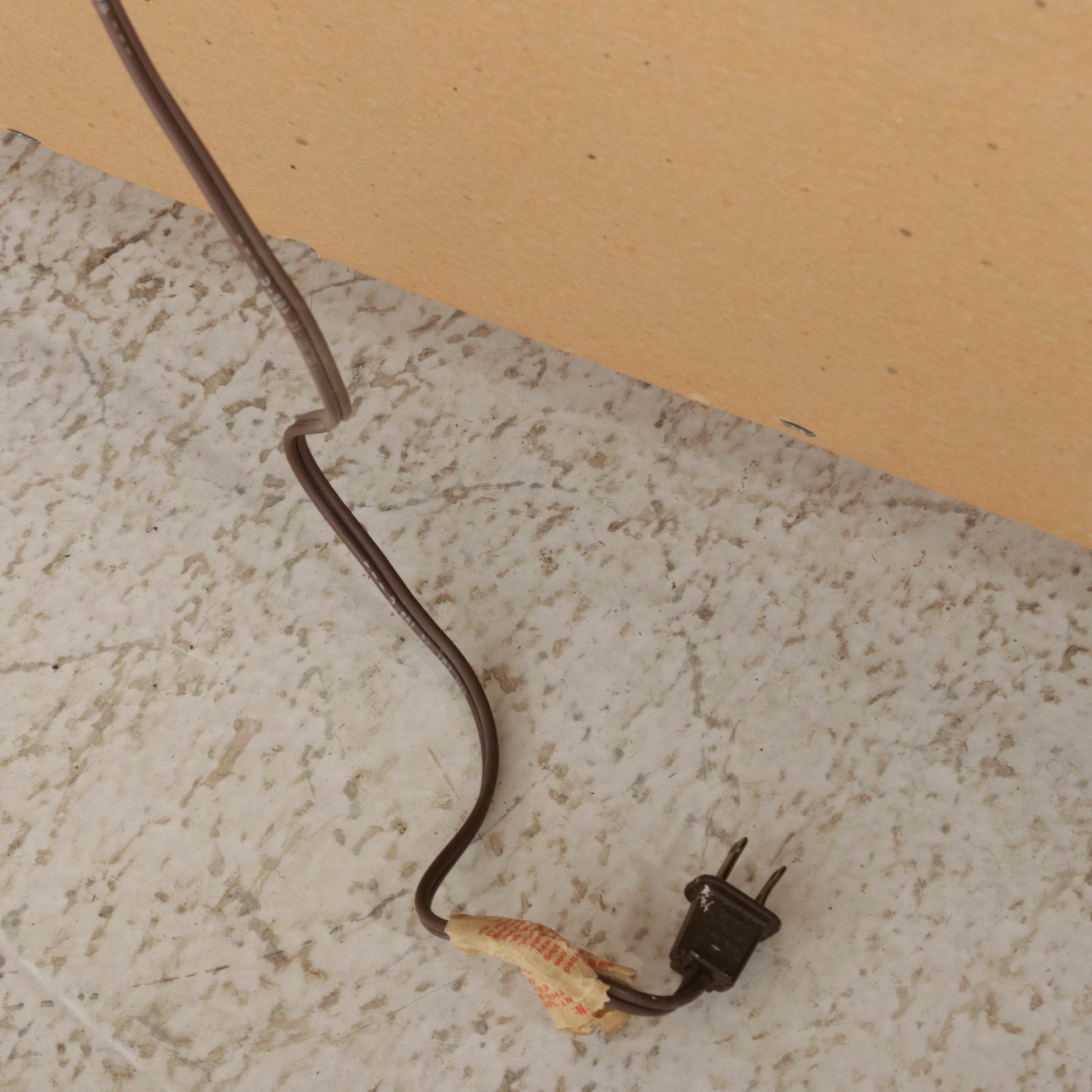 Broyhill Oak Two-Piece Illuminated Kitchen Hutch, 1980s