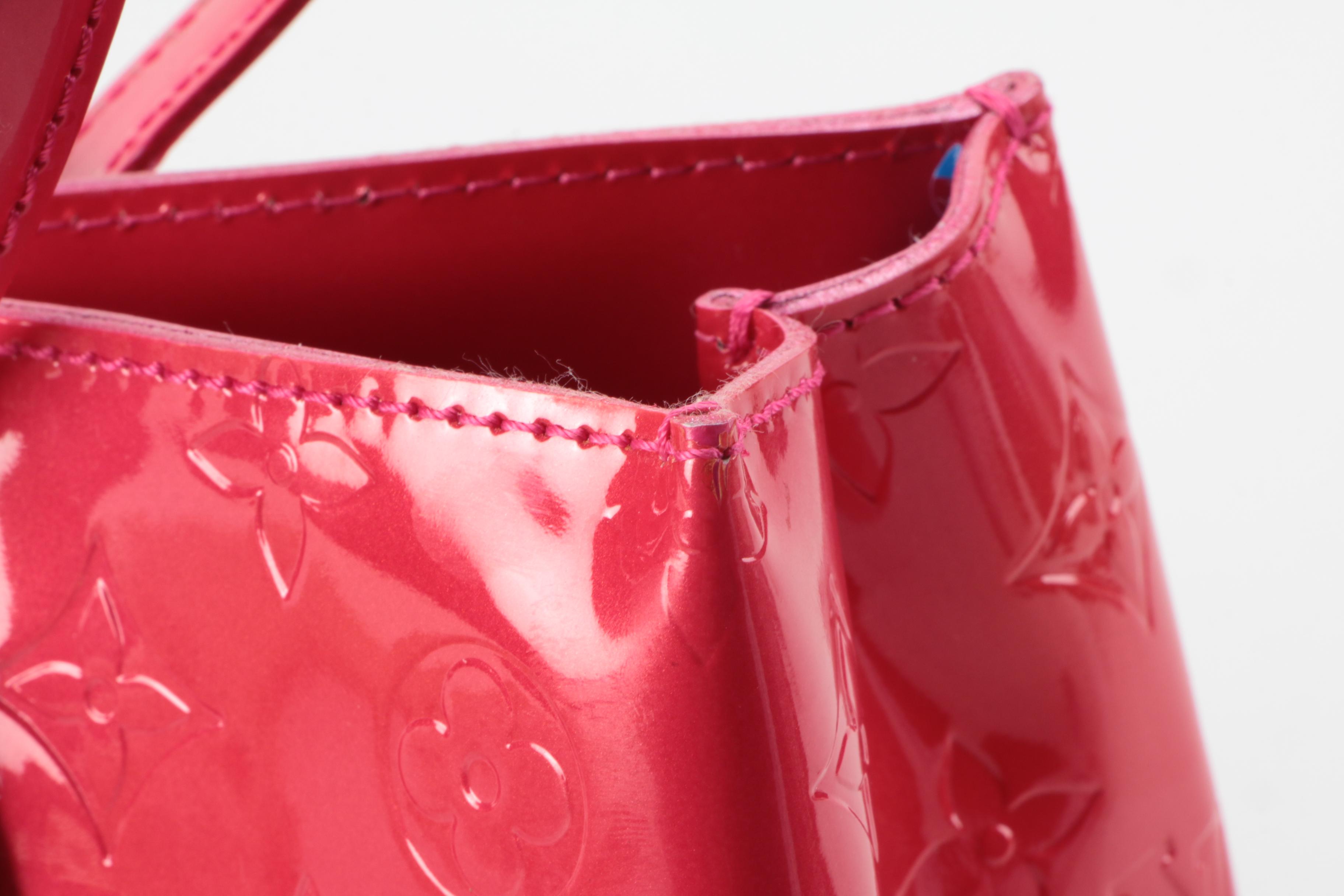 Louis Vuitton Wilshire PM Bag in Rose Pop Monogram Vernis