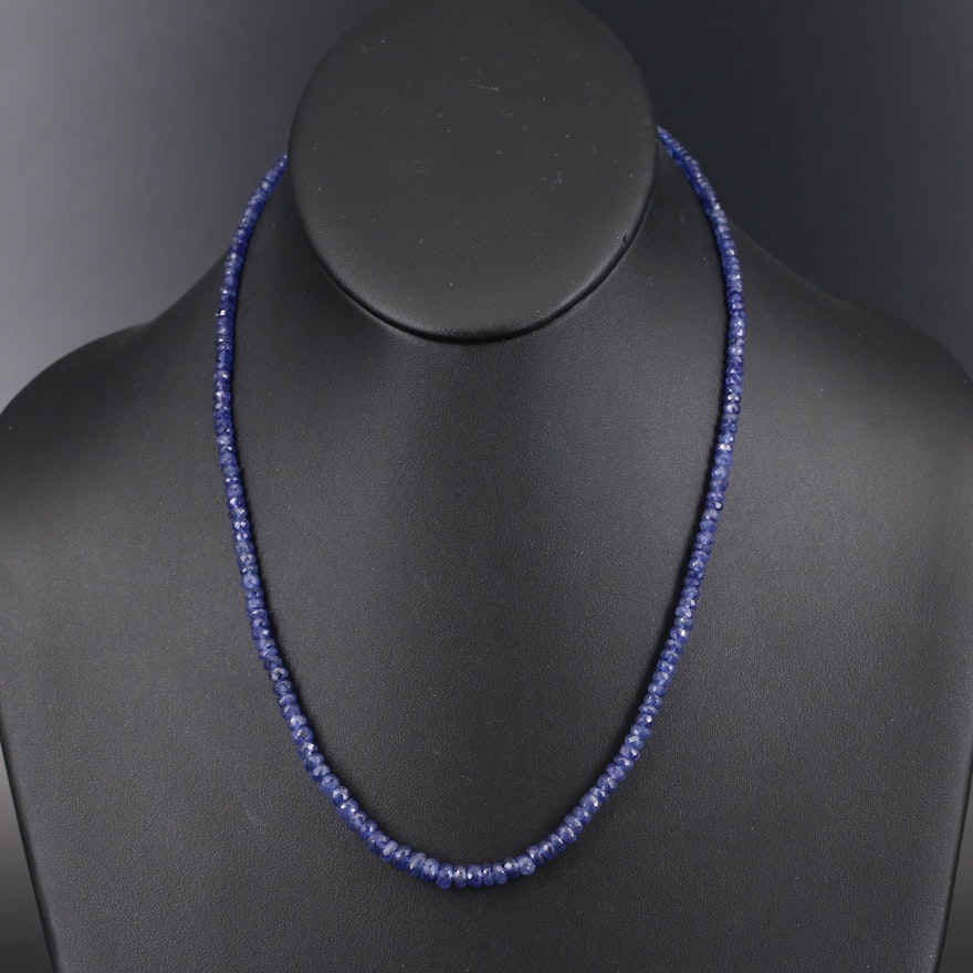 Sapphire Bead Necklace