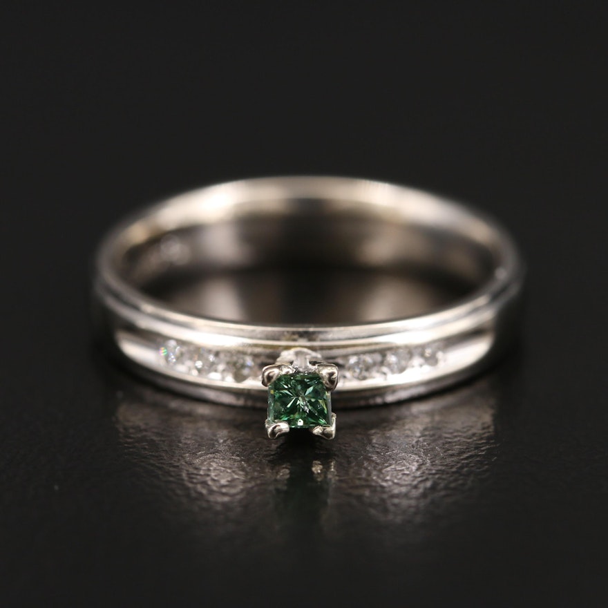 14K Diamond Ring