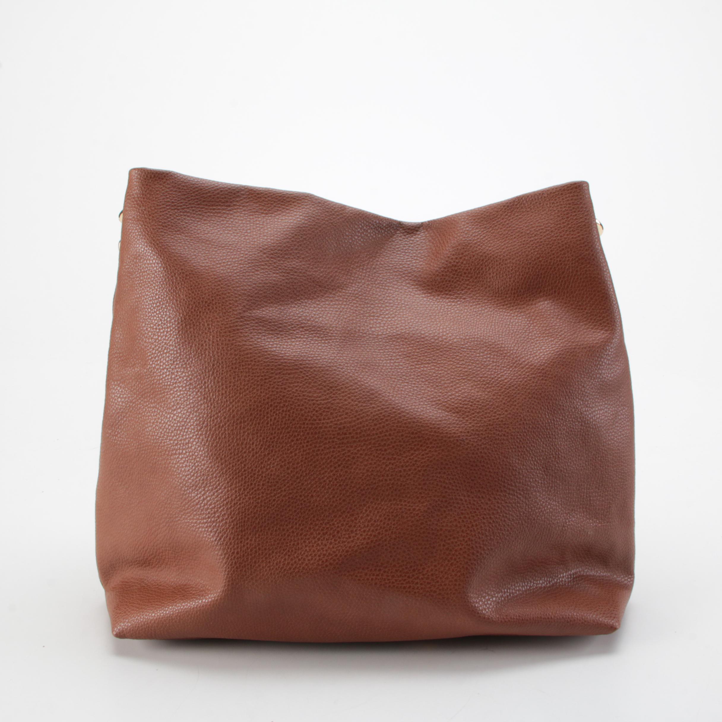 Chelsea28 by Nordstrom Vegan Leather Shoulder Tote with Interchangeable Straps