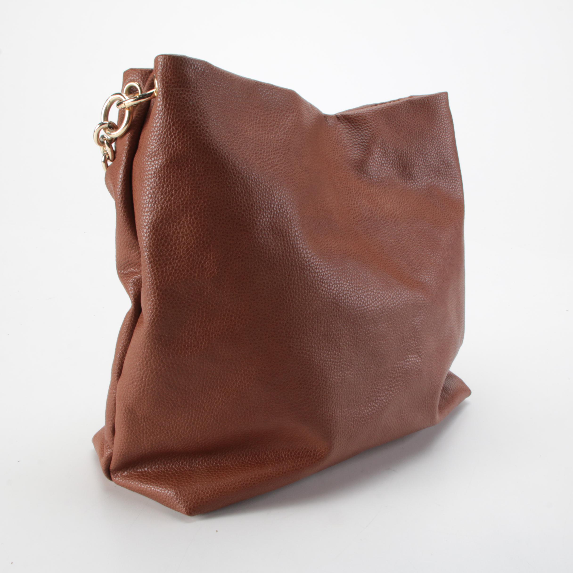 Chelsea28 by Nordstrom Vegan Leather Shoulder Tote with Interchangeable Straps