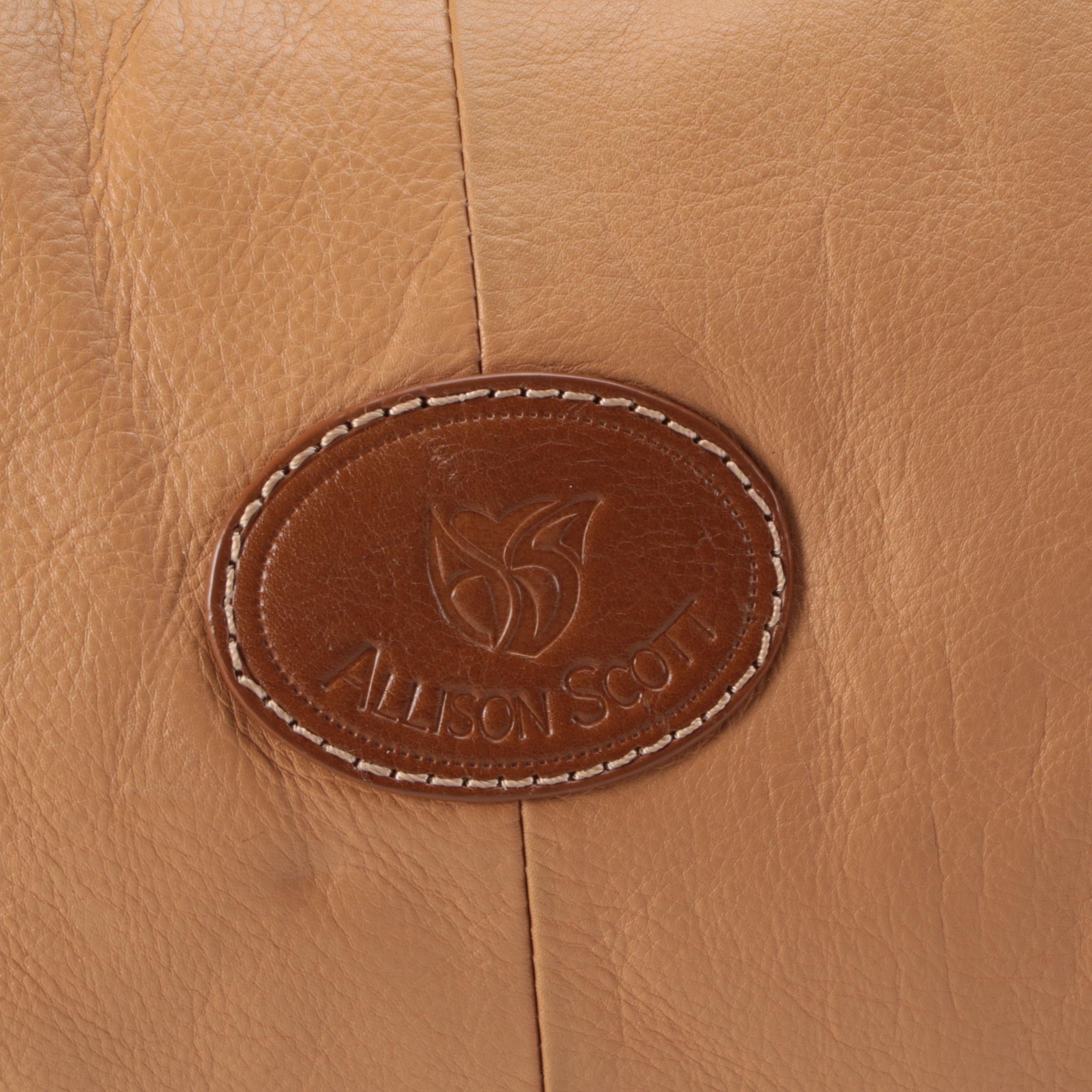 Allison Scott for Stone Mountain Tricolor Leather Hobo Bag