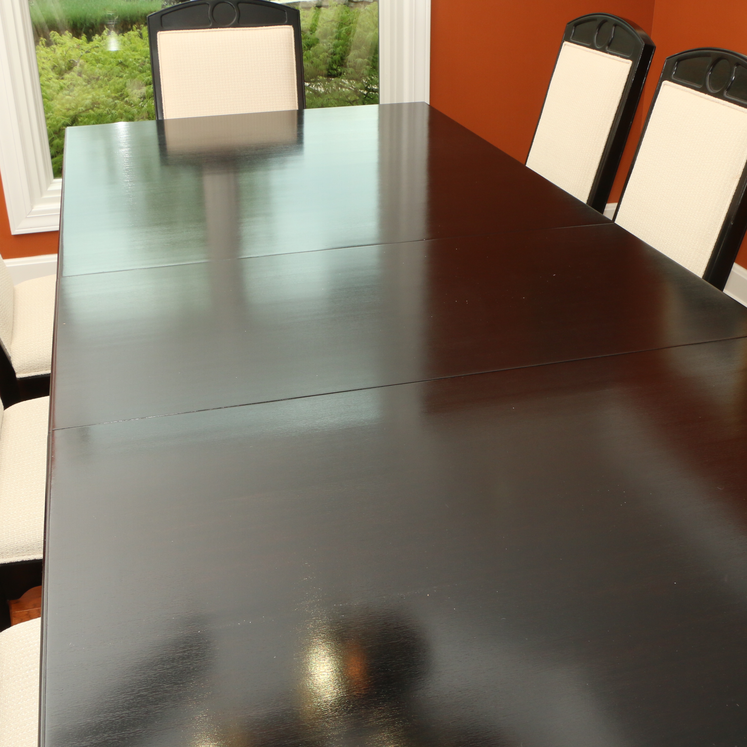 Drexel-Heritage Postobello "Ponte" Black Dining Table and Chairs
