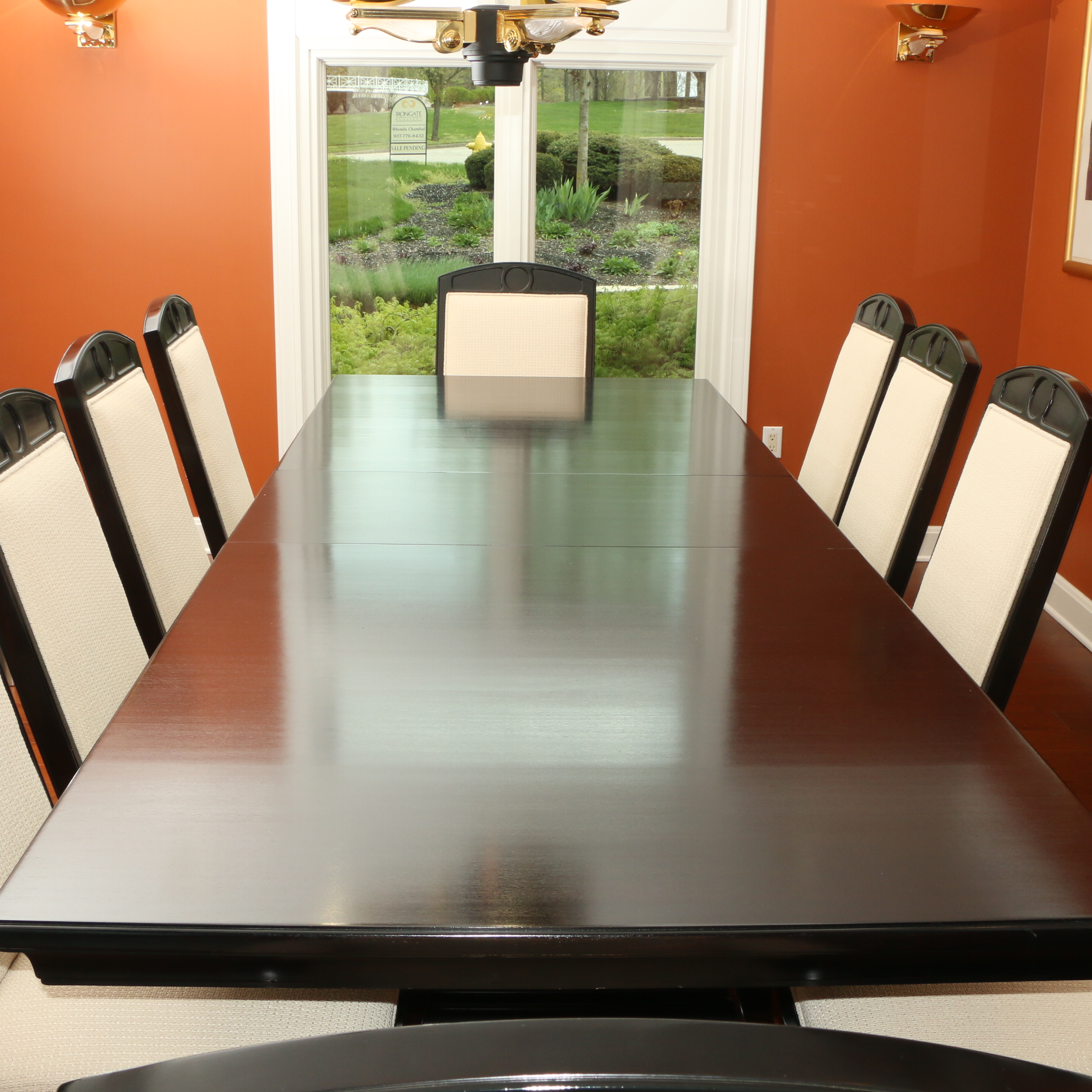 Drexel-Heritage Postobello "Ponte" Black Dining Table and Chairs