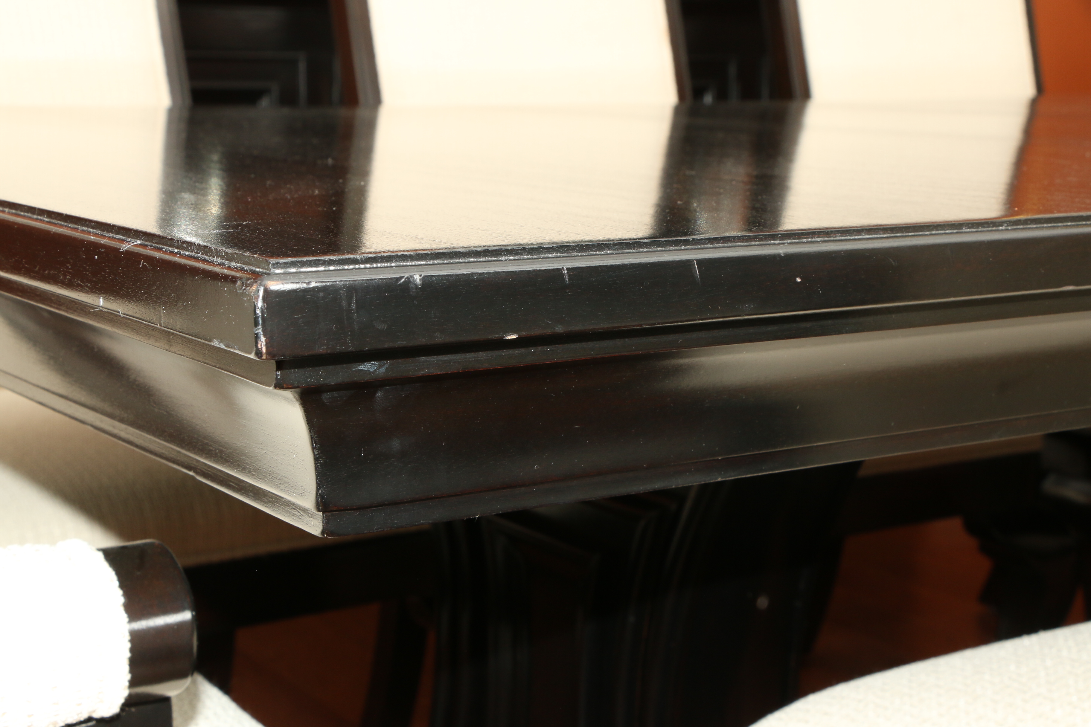 Drexel-Heritage Postobello "Ponte" Black Dining Table and Chairs