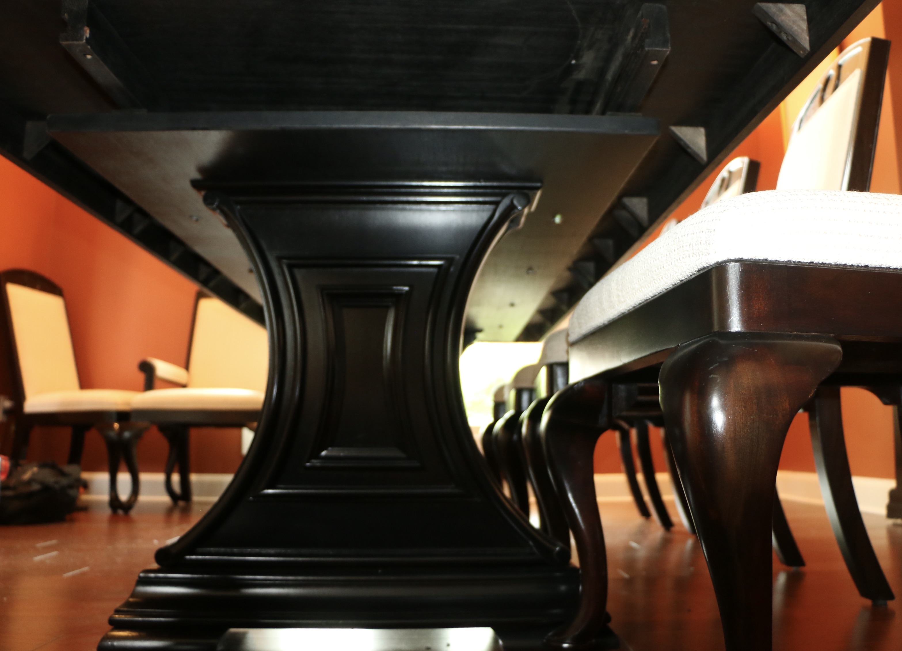 Drexel-Heritage Postobello "Ponte" Black Dining Table and Chairs