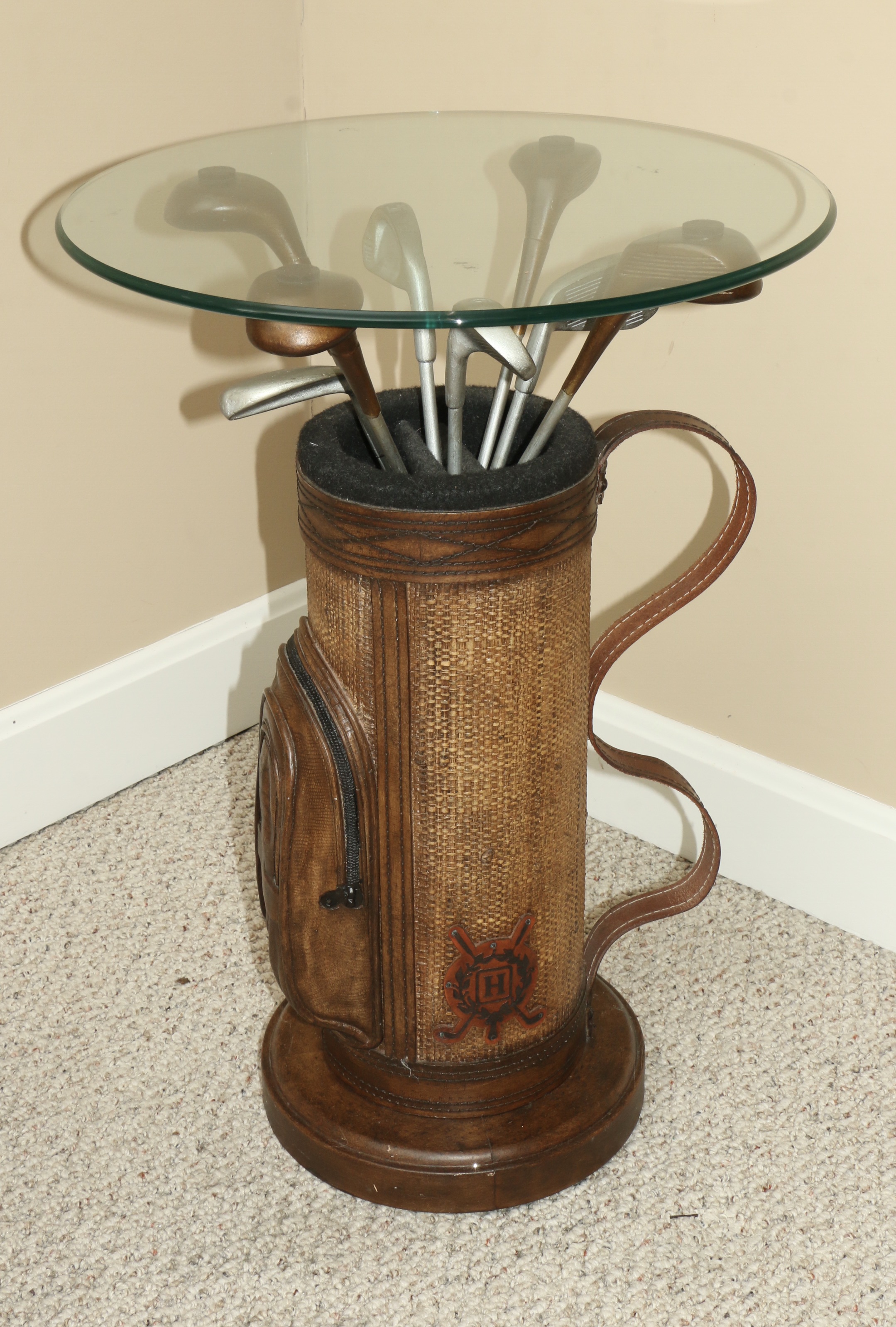 Golf Bag and Golf Club Accent Tables