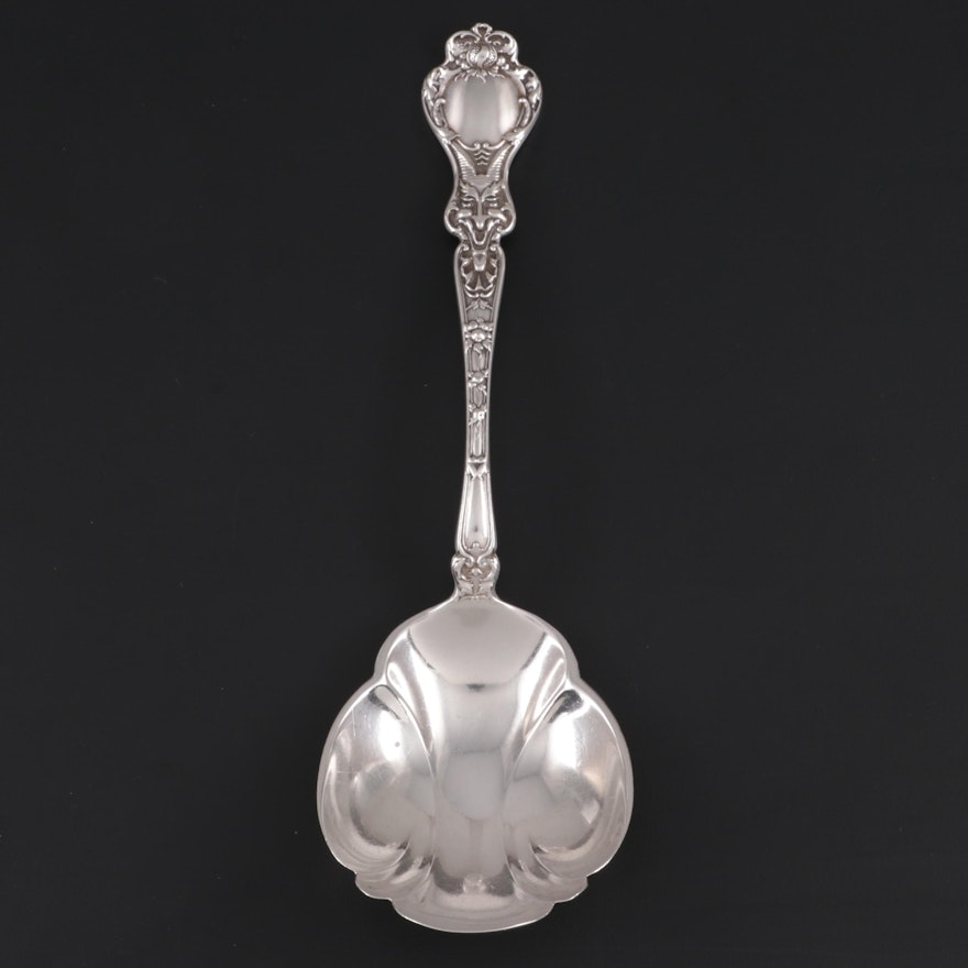 Alvin "Nuremburg" Sterling Silver Serving Spoon, Early 20th Century