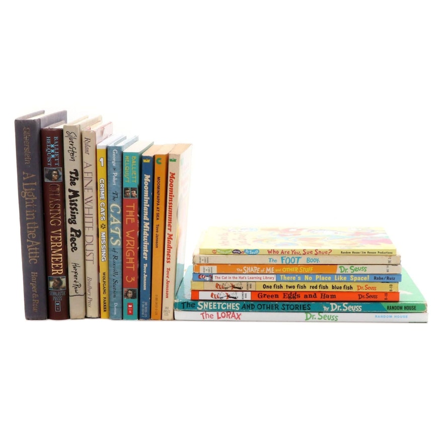 Children's Fiction Books Including Dr. Seuss and Shel Silverstein