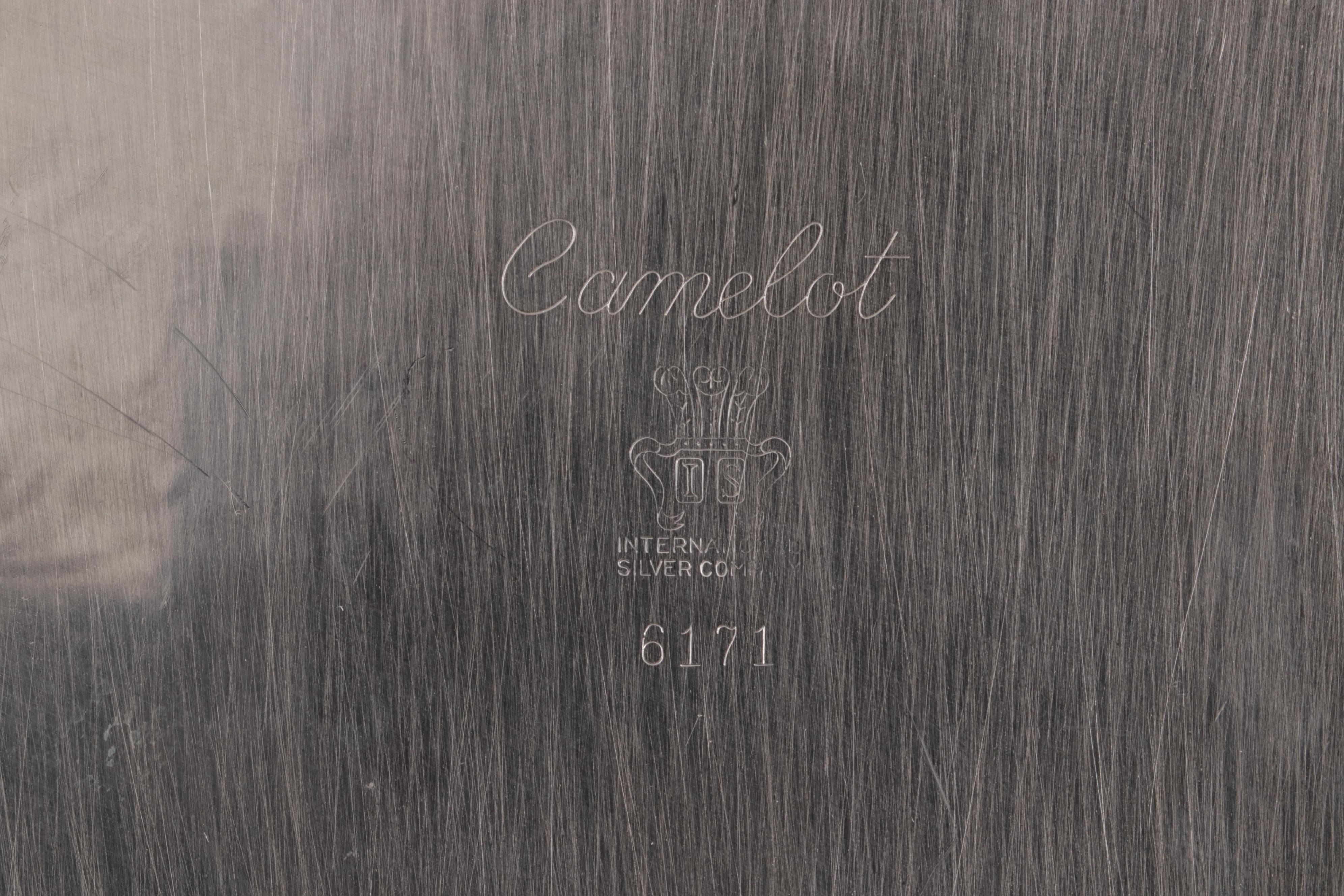 Wm. Rogers and Sons "Spring Flower" and Other Silver Plate Serving Pieces