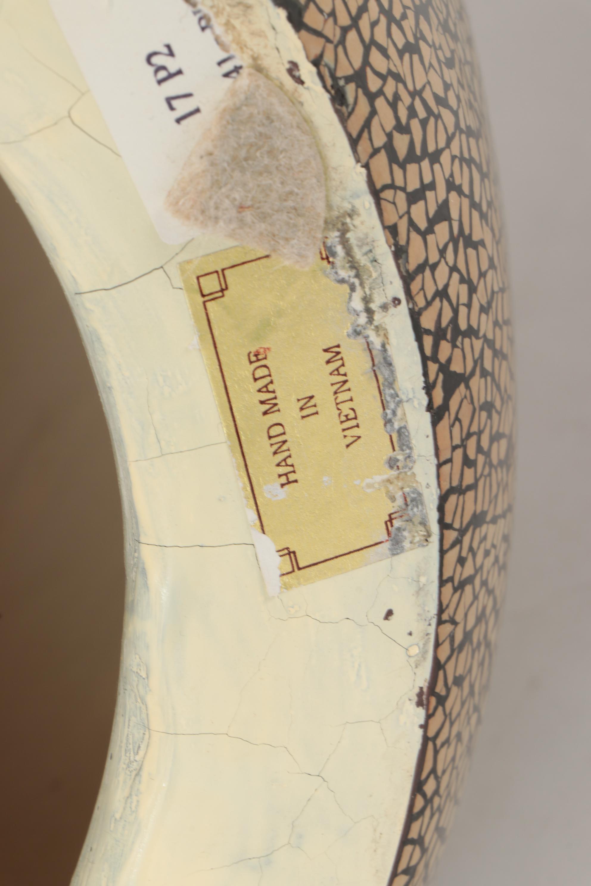 Pair of Vietnamese Eggshell Lacquer-Glazed Ceramic Garden Stools