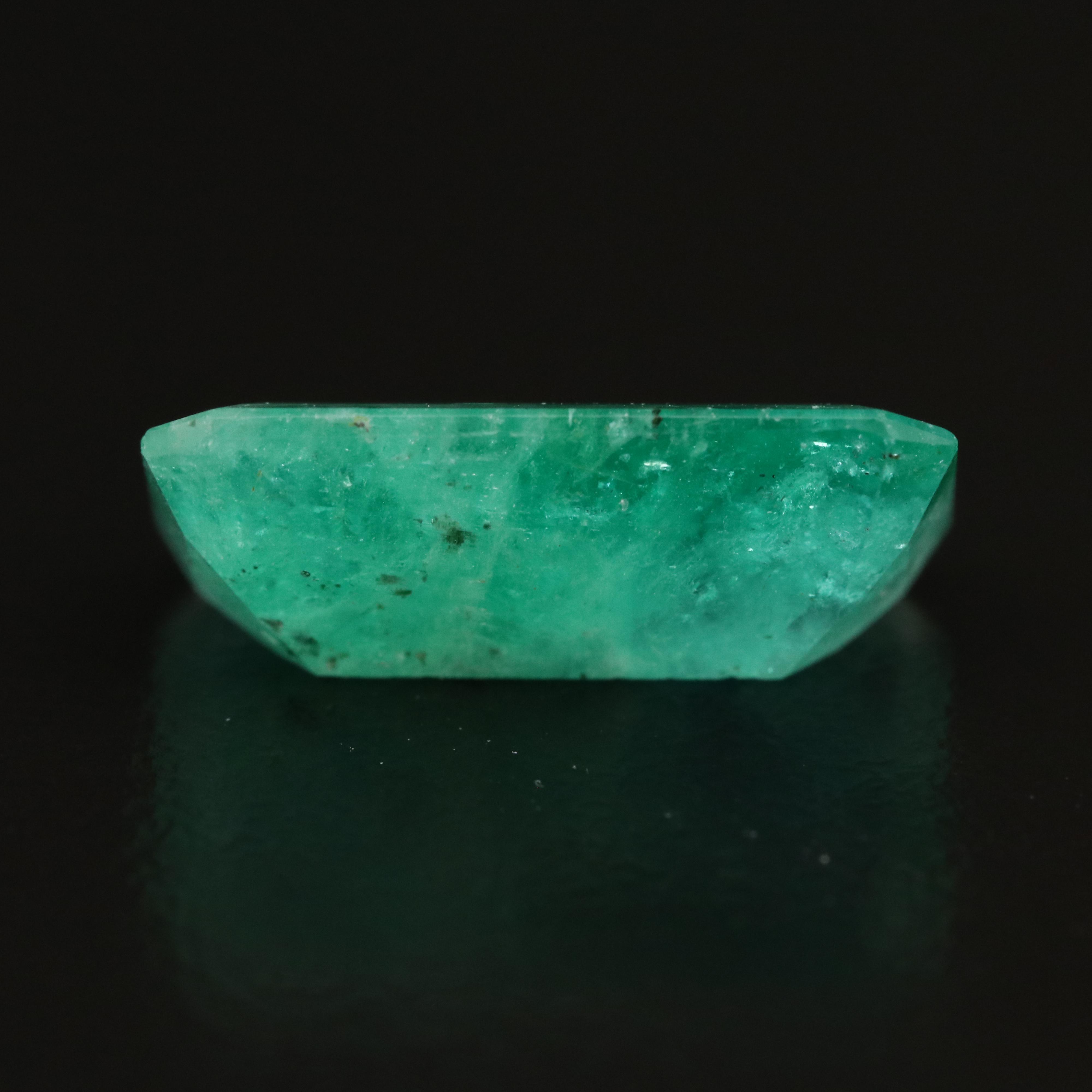 Loose 6.76 CT Cut Corner Rectangular Beryl