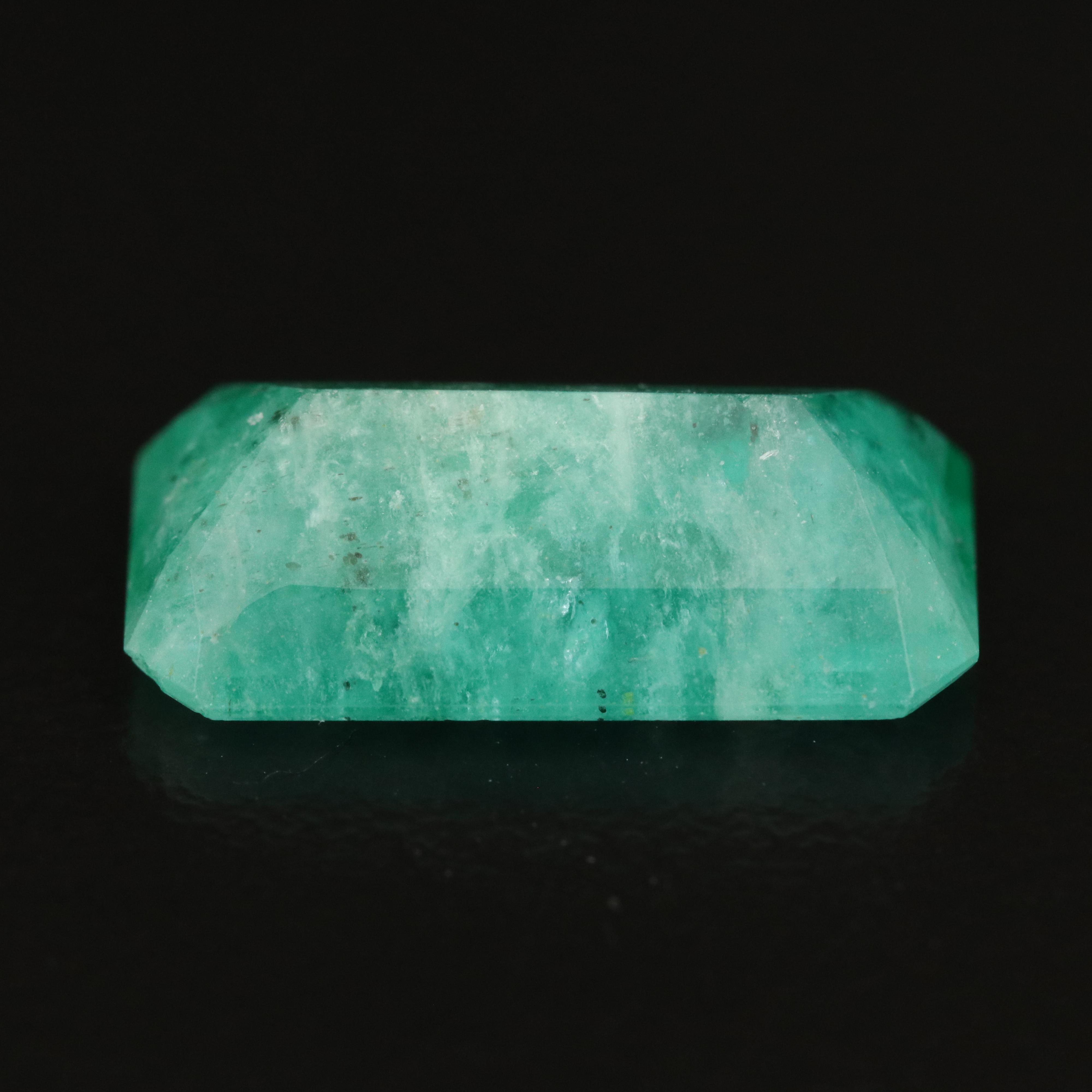 Loose 6.76 CT Cut Corner Rectangular Beryl