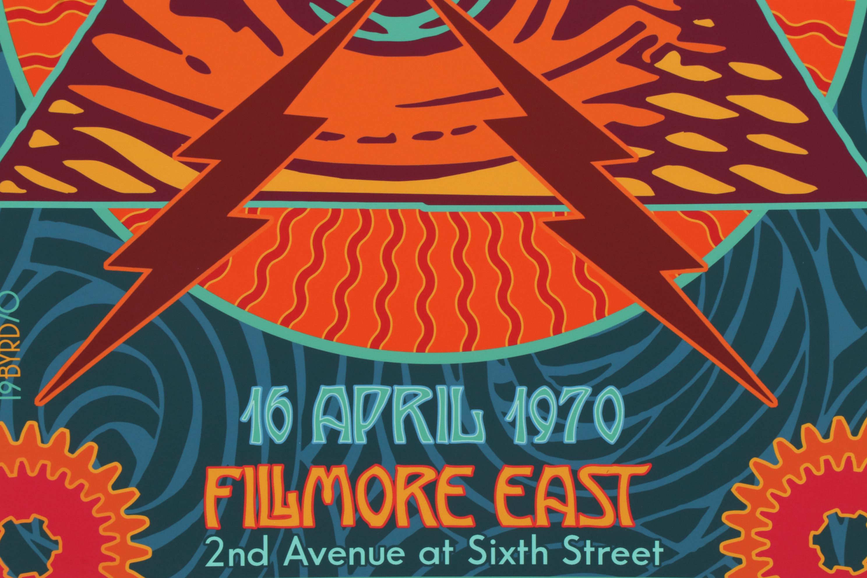 David Edward Byrd Giclée "Pink Floyd at the Fillmore East 1970," 2021