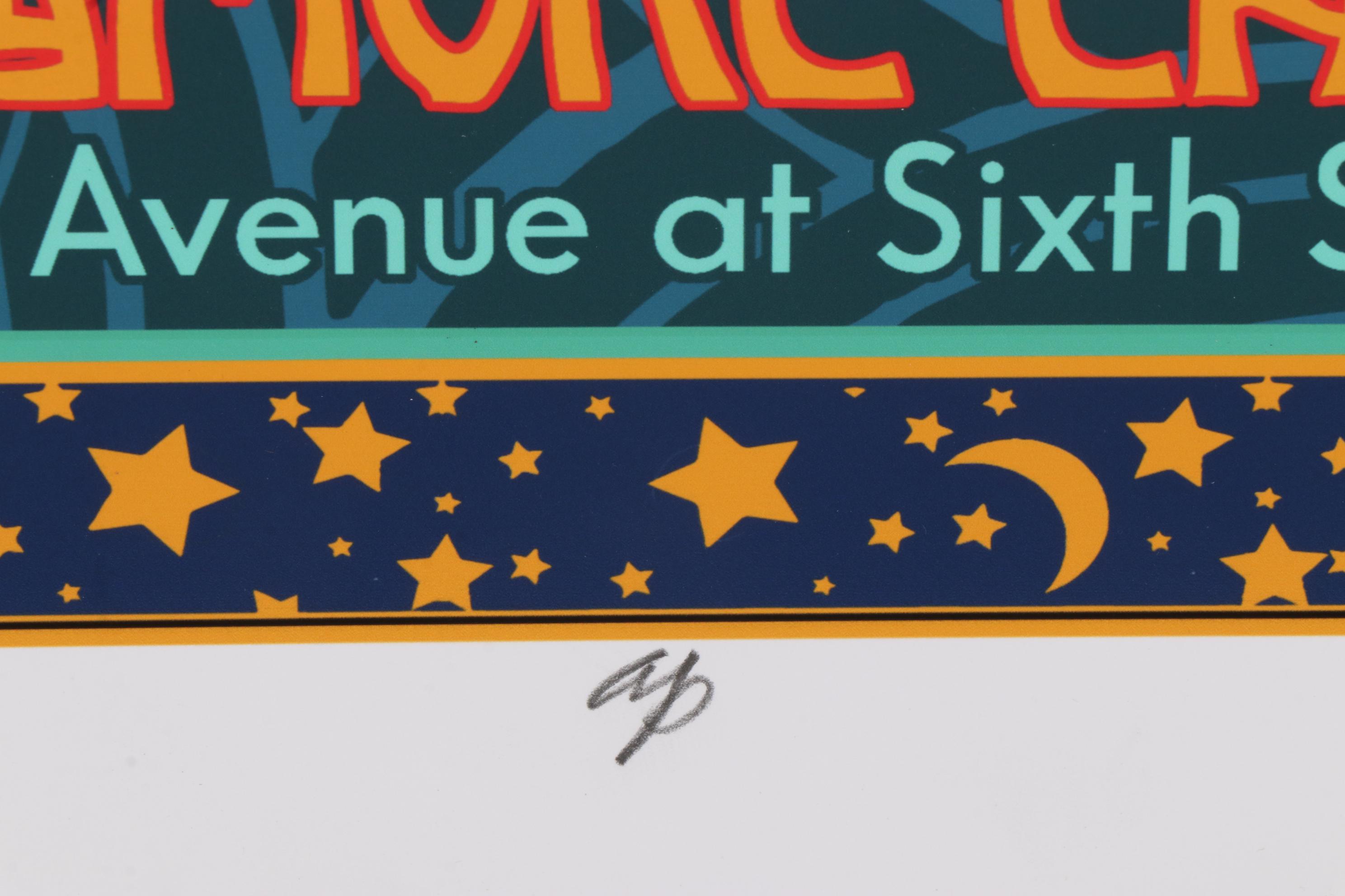 David Edward Byrd Giclée "Pink Floyd at the Fillmore East 1970," 2021