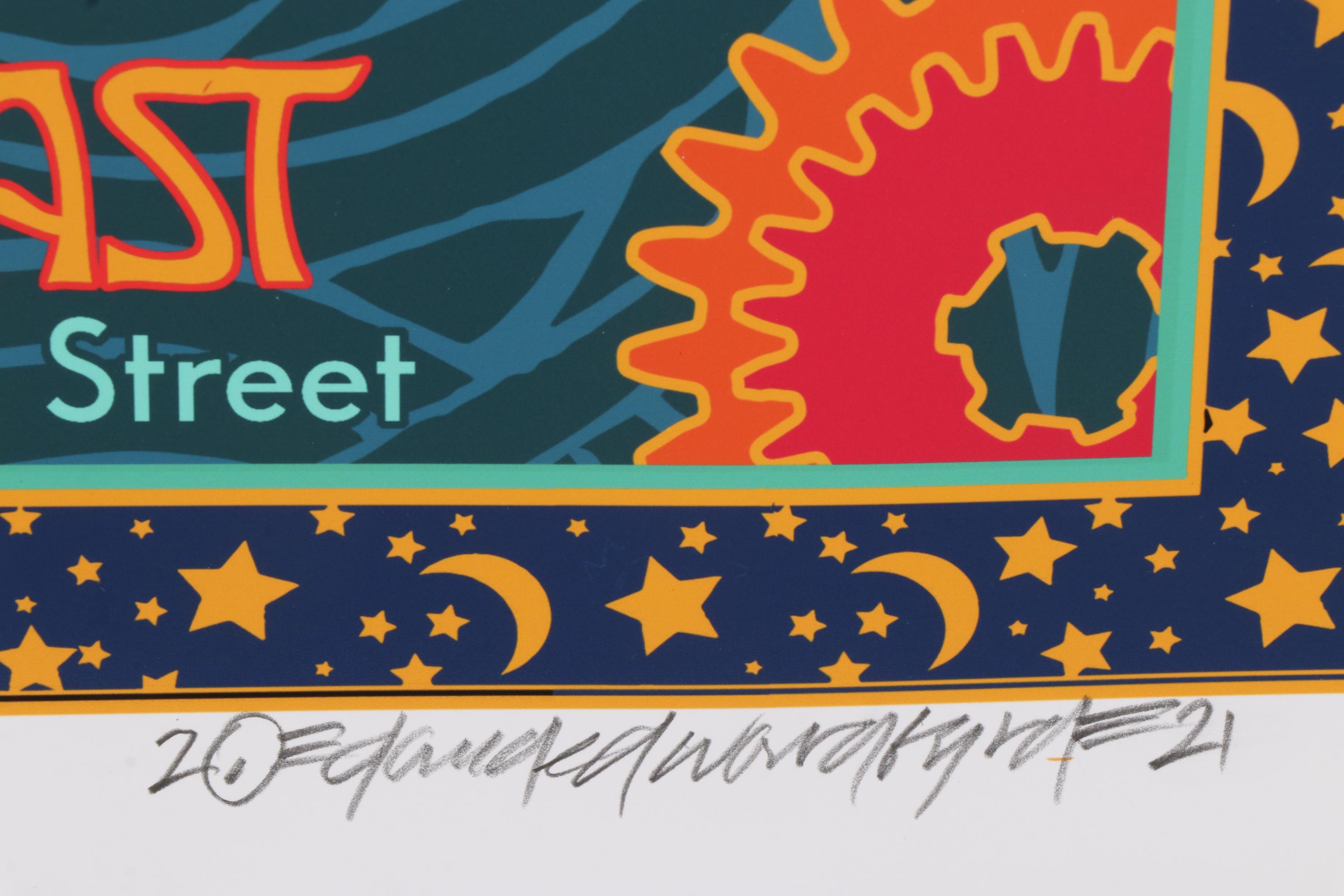 David Edward Byrd Giclée "Pink Floyd at the Fillmore East 1970," 2021